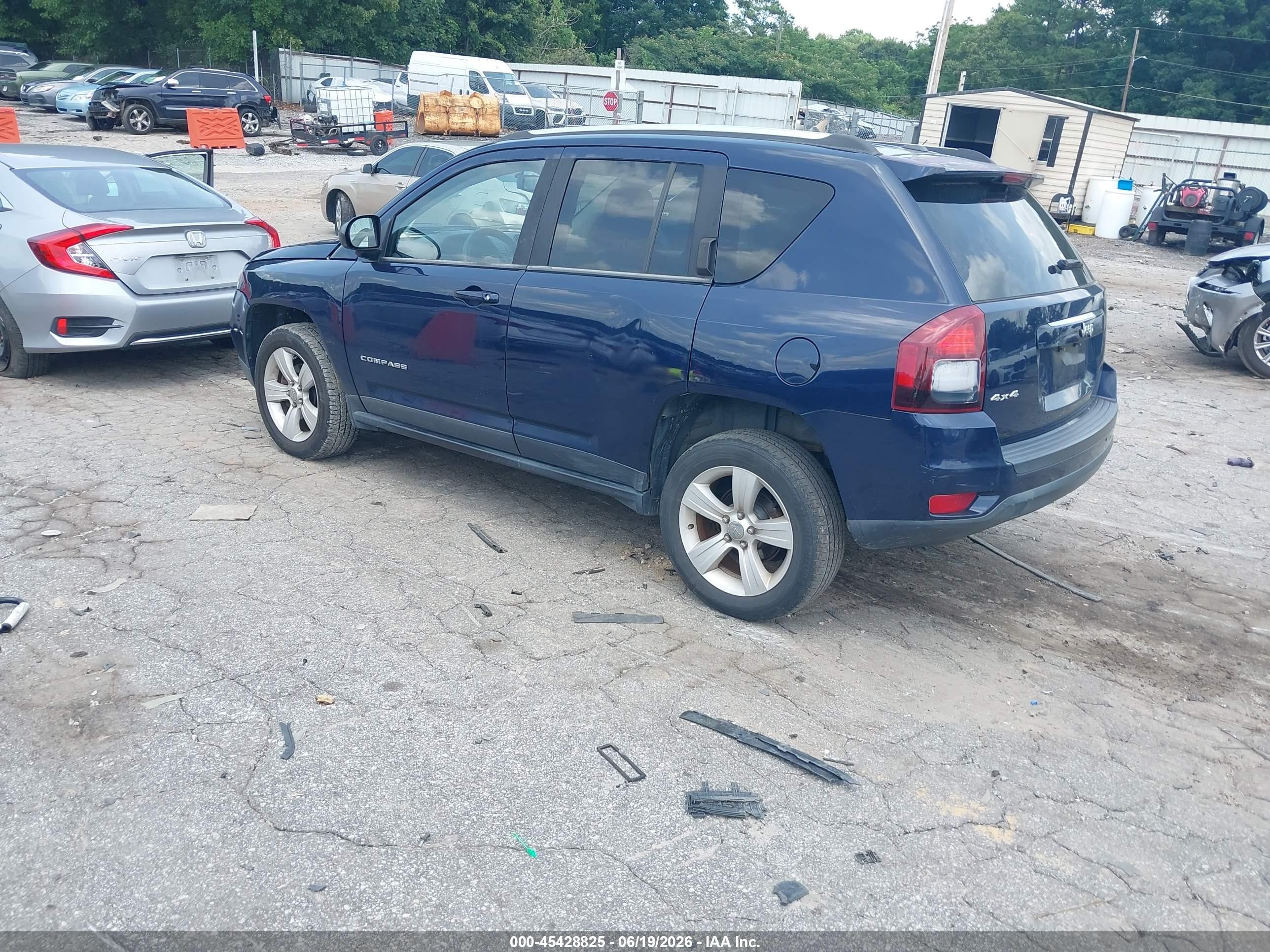 2014 Jeep Compass Sport Blue vin: 1C4NJDBBXED503527