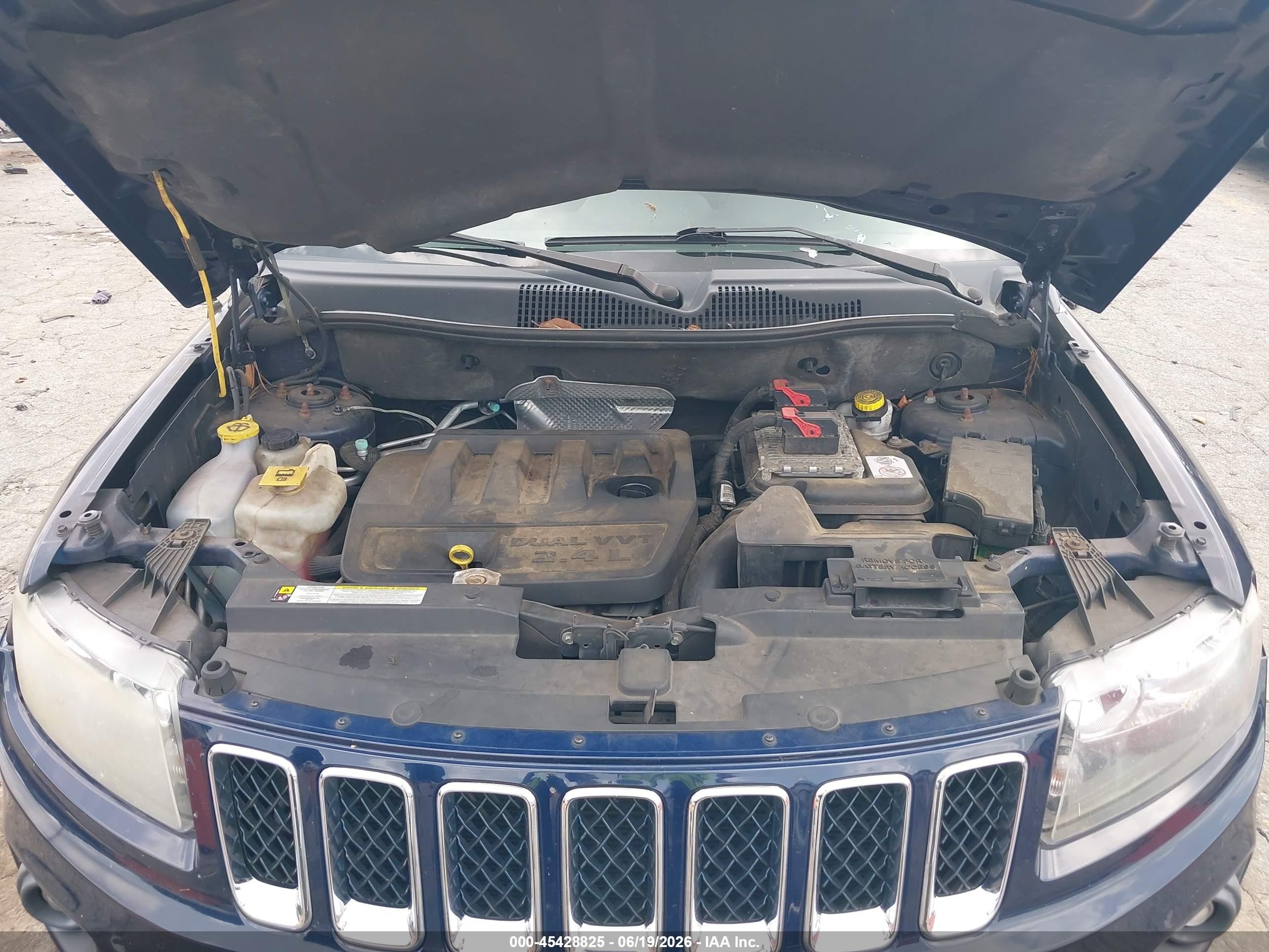 2014 Jeep Compass Sport Blue vin: 1C4NJDBBXED503527