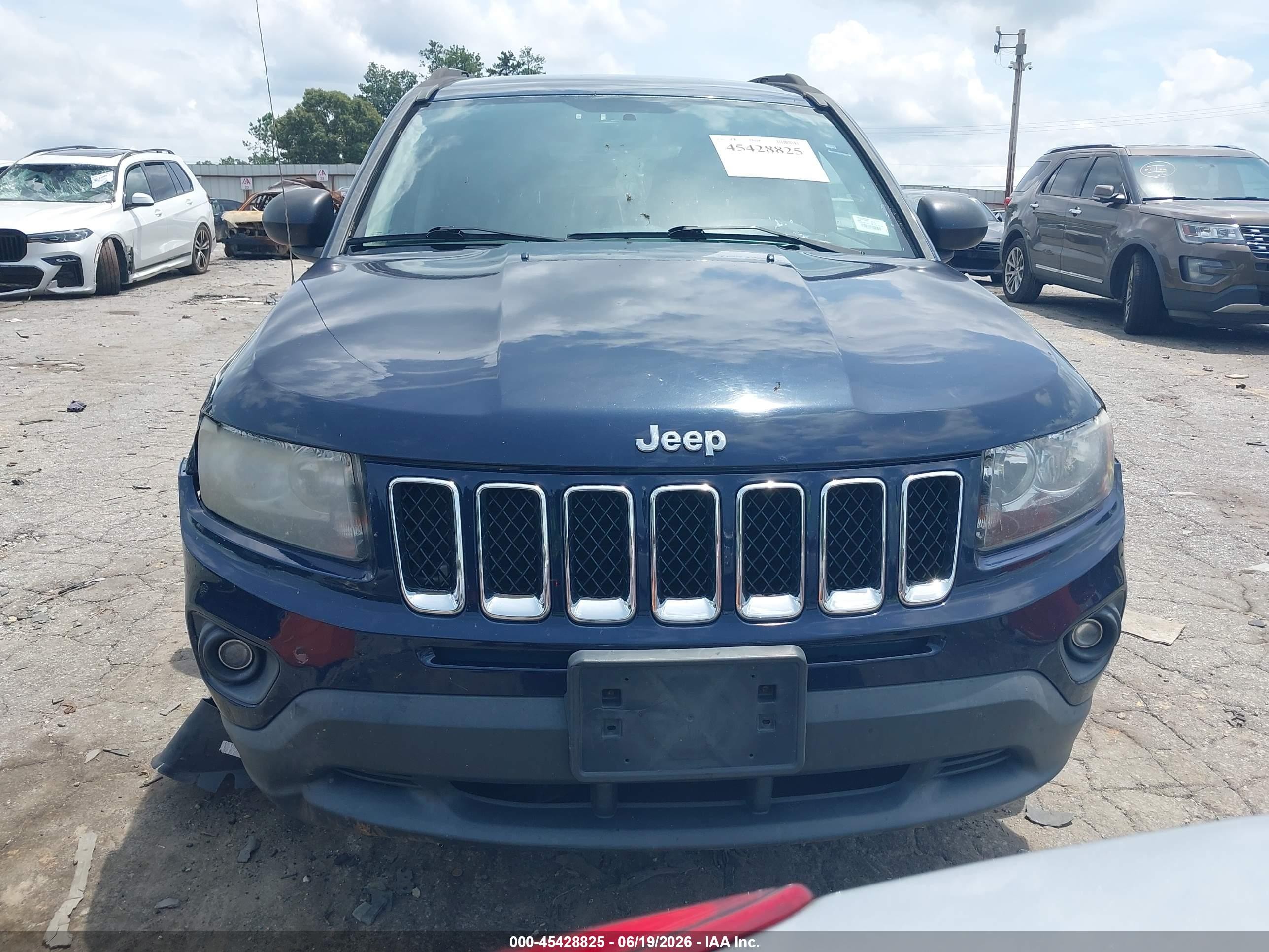 2014 Jeep Compass Sport Blue vin: 1C4NJDBBXED503527
