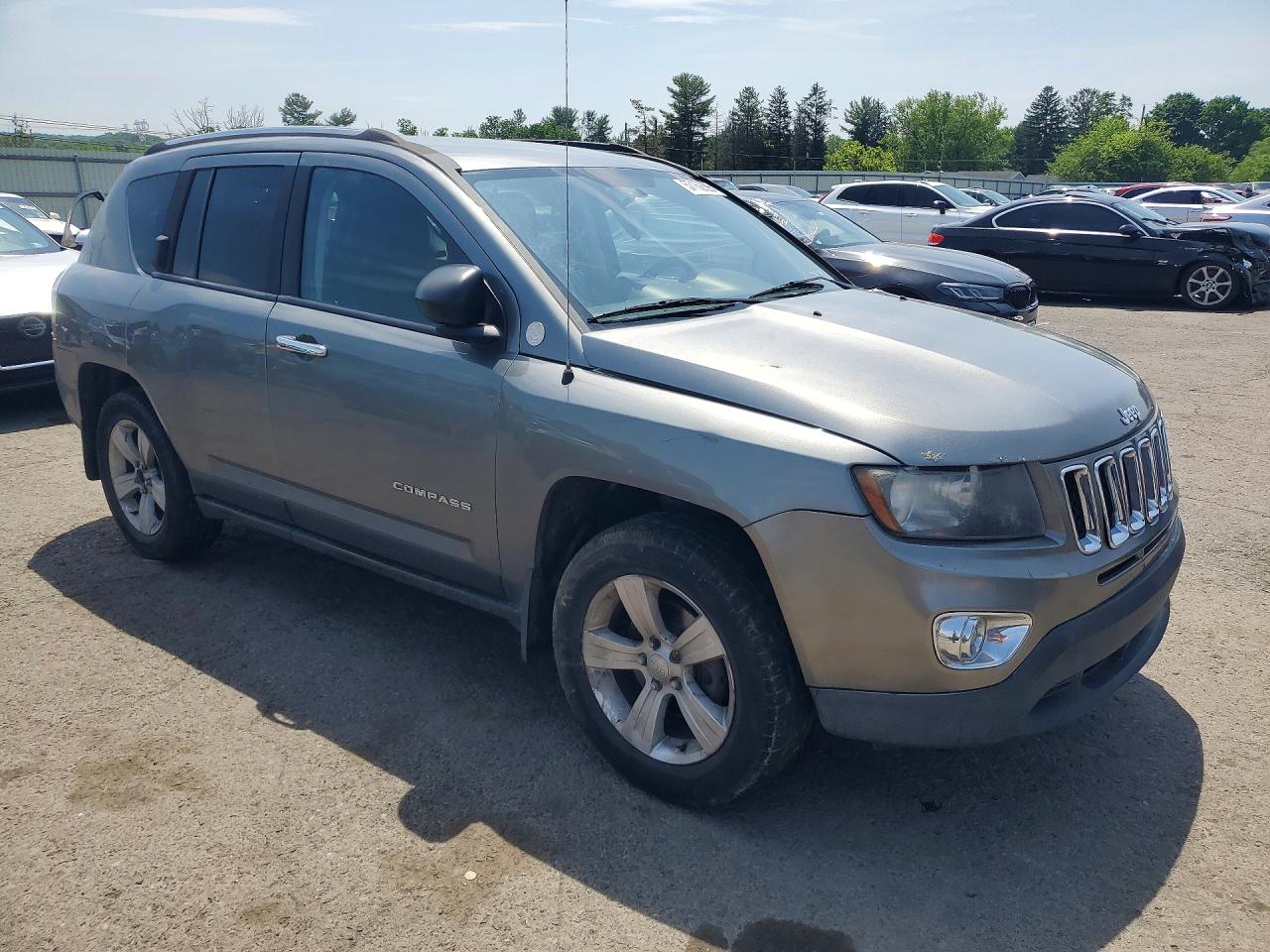 2014 Jeep Compass Sport Серый vin: 1C4NJDBBXED567664