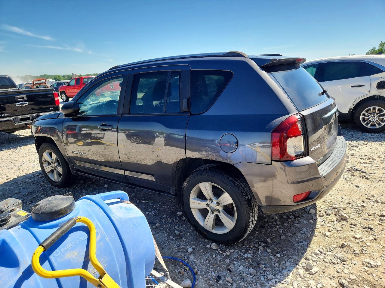 2014 Jeep Compass Sport Gray vin: 1C4NJDBBXED728160