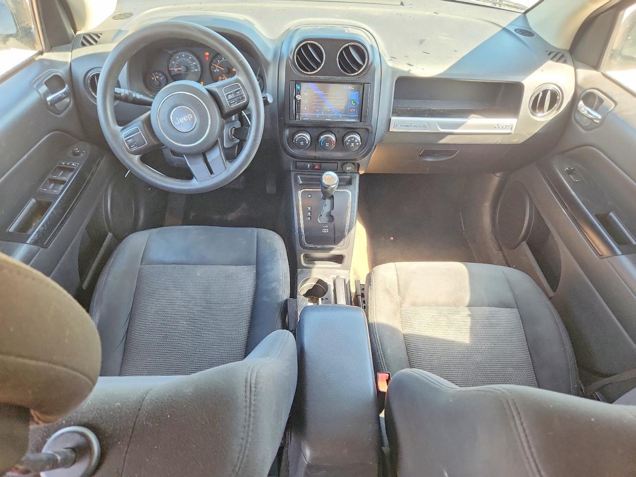 2014 Jeep Compass Sport Gray vin: 1C4NJDBBXED728160