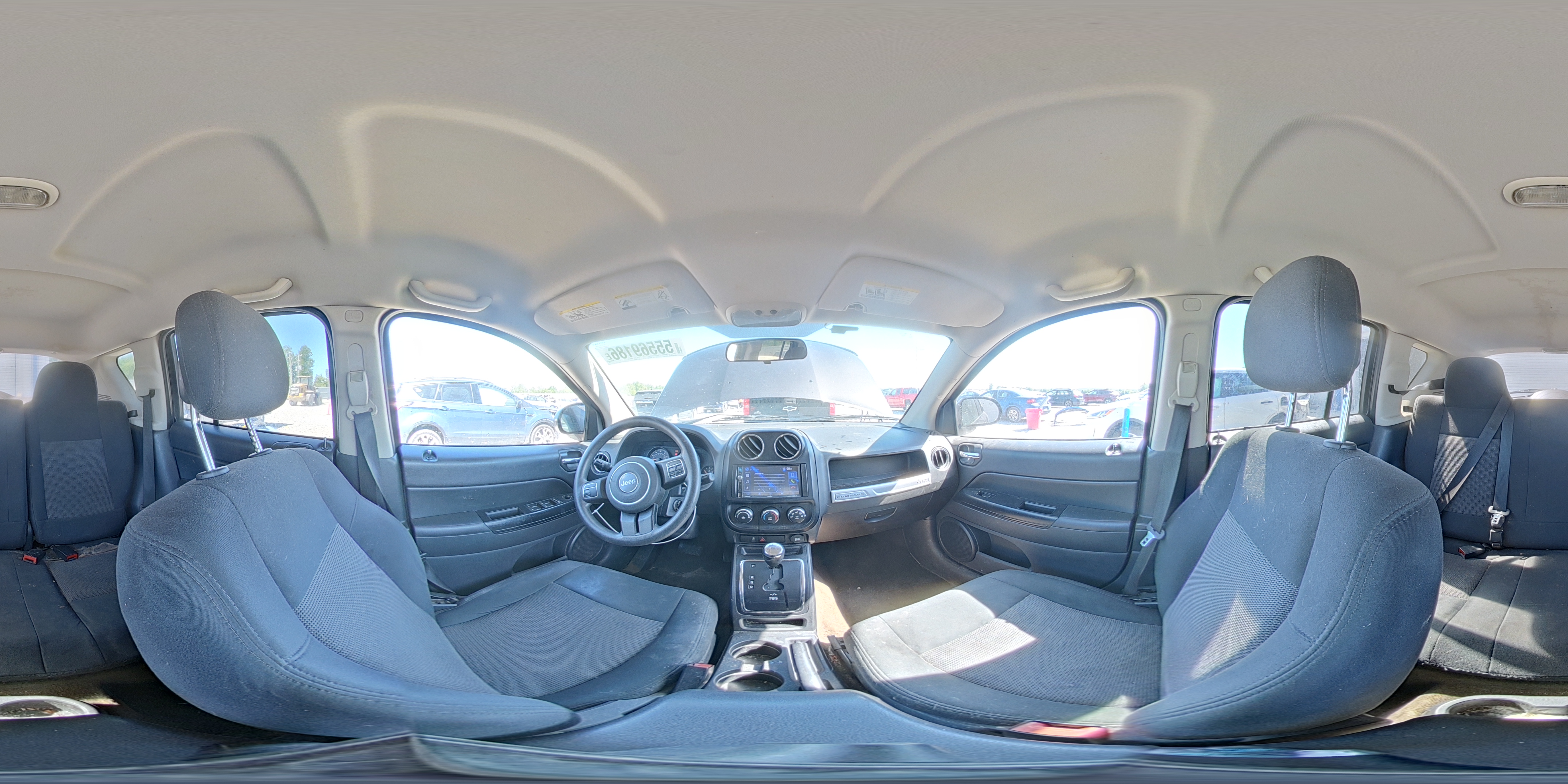 2014 Jeep Compass Sport Gray vin: 1C4NJDBBXED728160