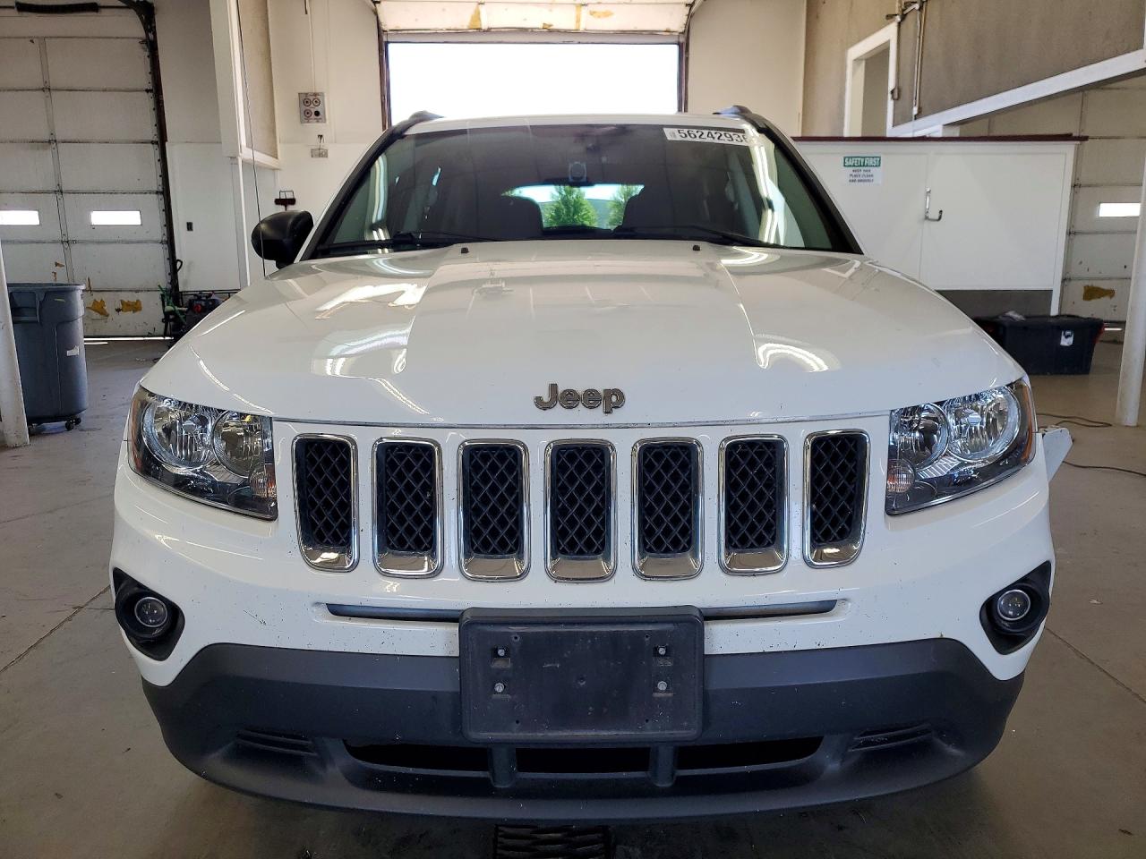 2014 Jeep Compass Sport Белый vin: 1C4NJDBBXED753625