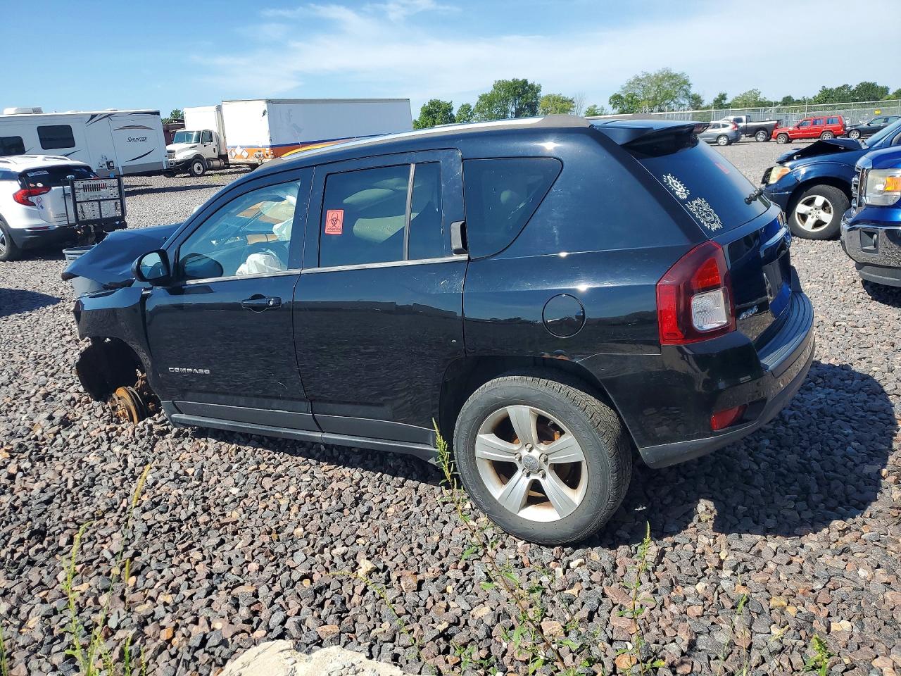 2015 Jeep Compass Sport Black vin: 1C4NJDBBXFD135349