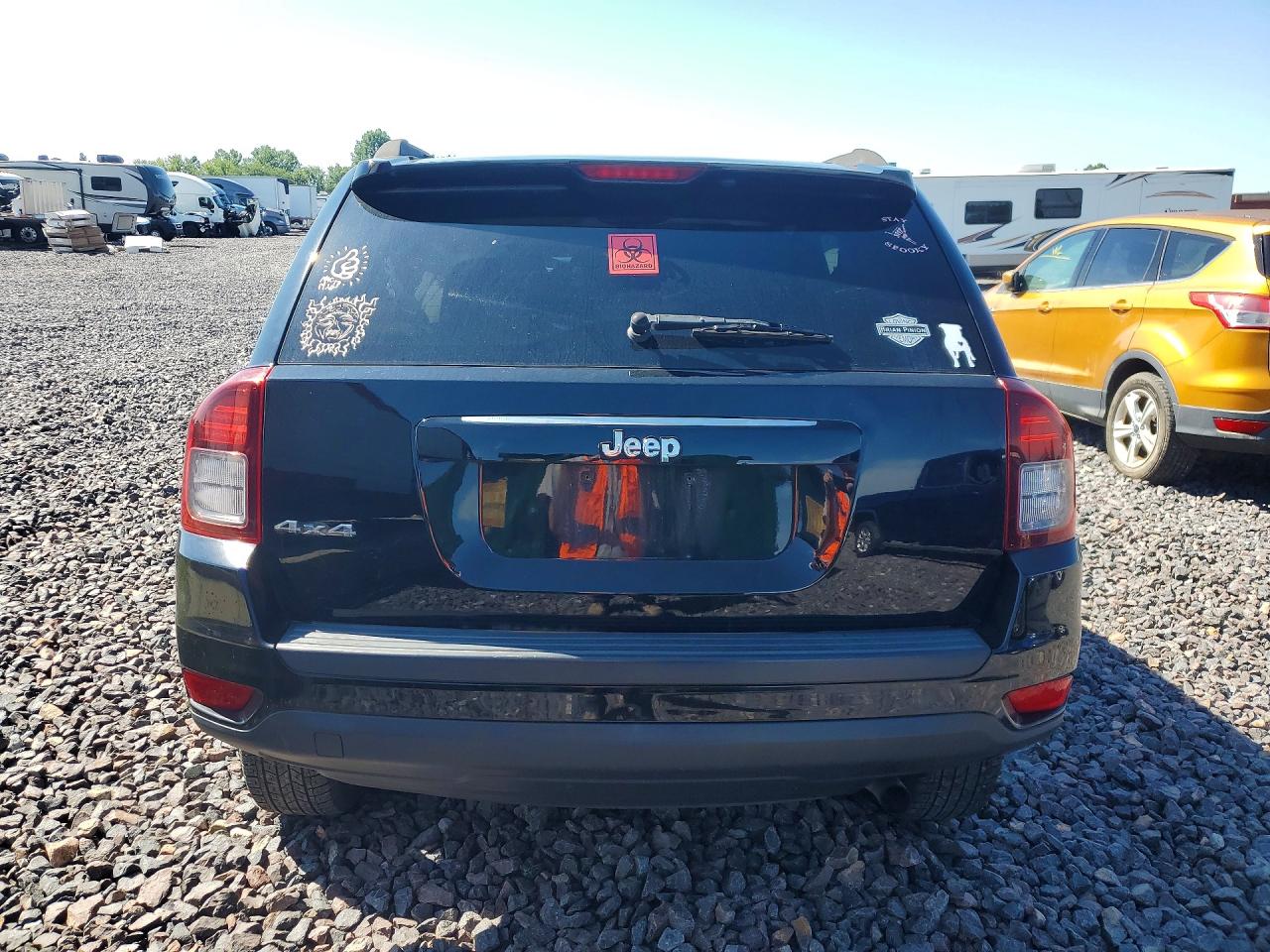 2015 Jeep Compass Sport Black vin: 1C4NJDBBXFD135349