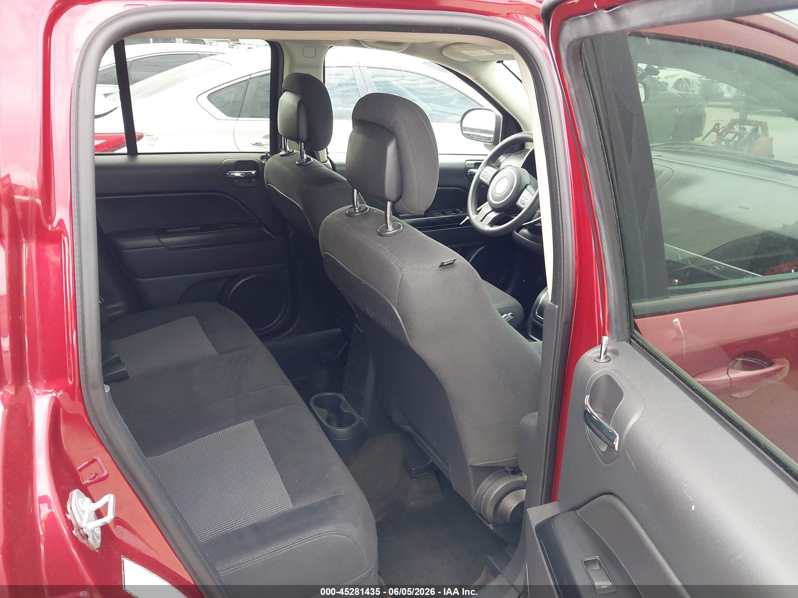 2015 Jeep Compass Sport Red vin: 1C4NJDBBXFD269052