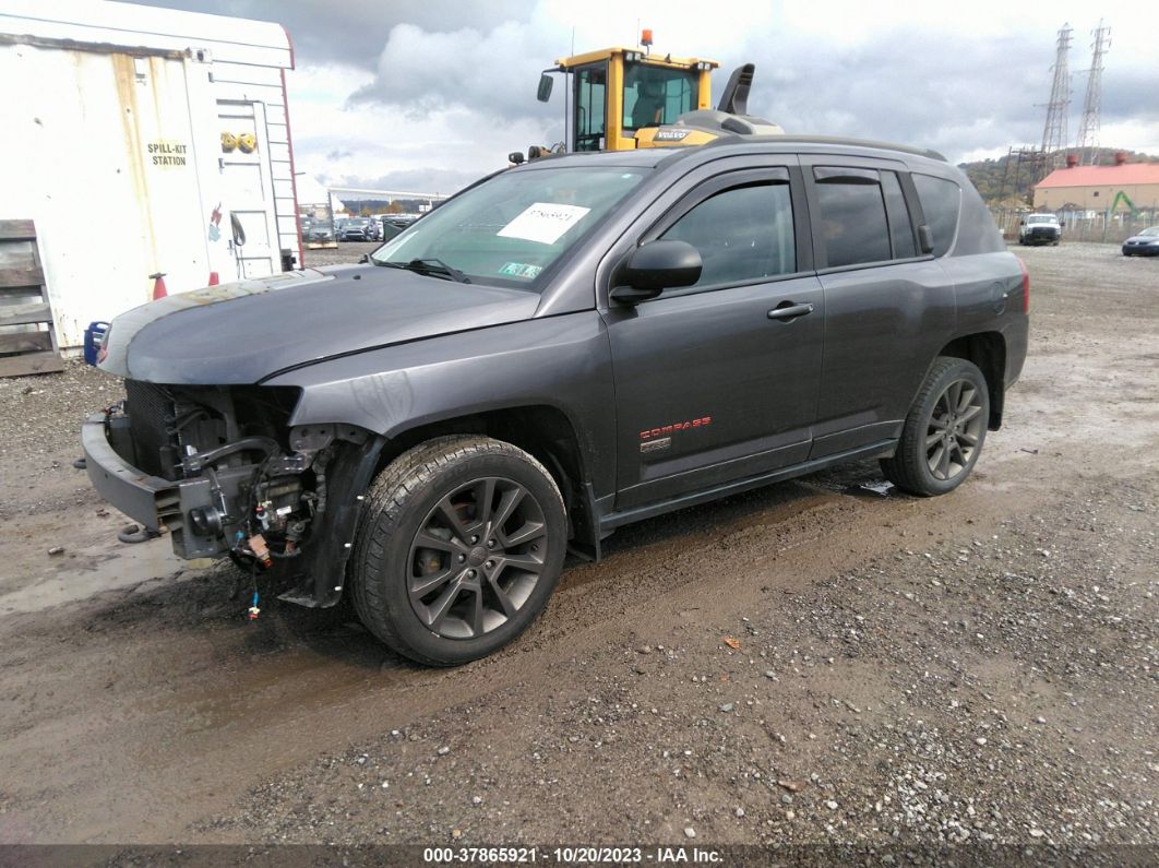 2016 Jeep Compass 75th Anniversary Gray vin: 1C4NJDBBXGD707604