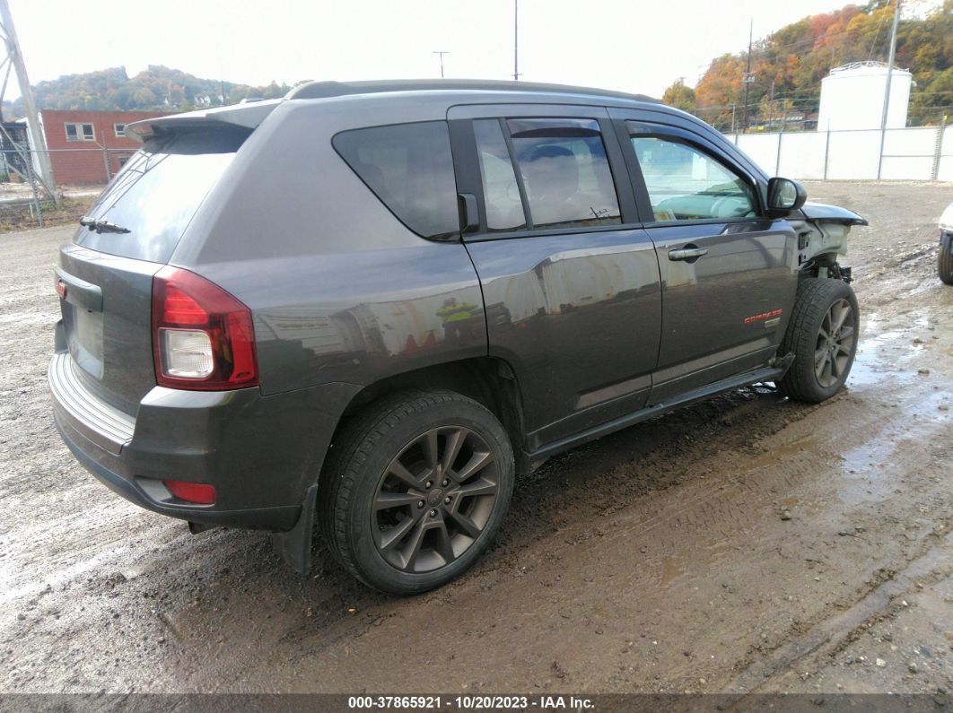 2016 Jeep Compass 75th Anniversary Gray vin: 1C4NJDBBXGD707604