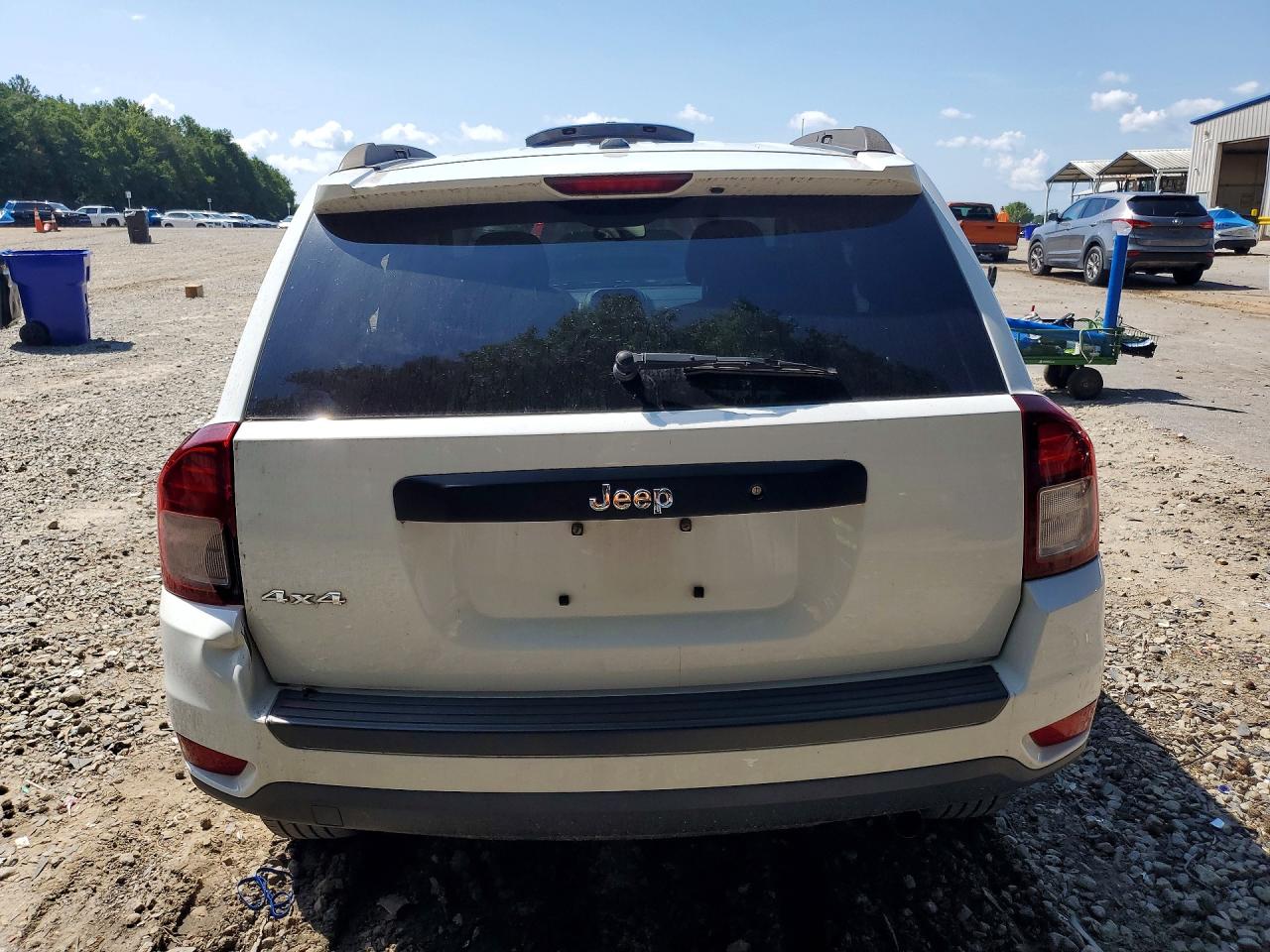 2016 Jeep Compass Sport White vin: 1C4NJDBBXGD729442