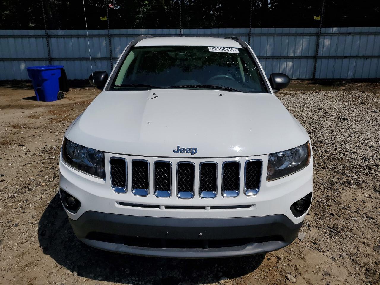 2016 Jeep Compass Sport White vin: 1C4NJDBBXGD729442