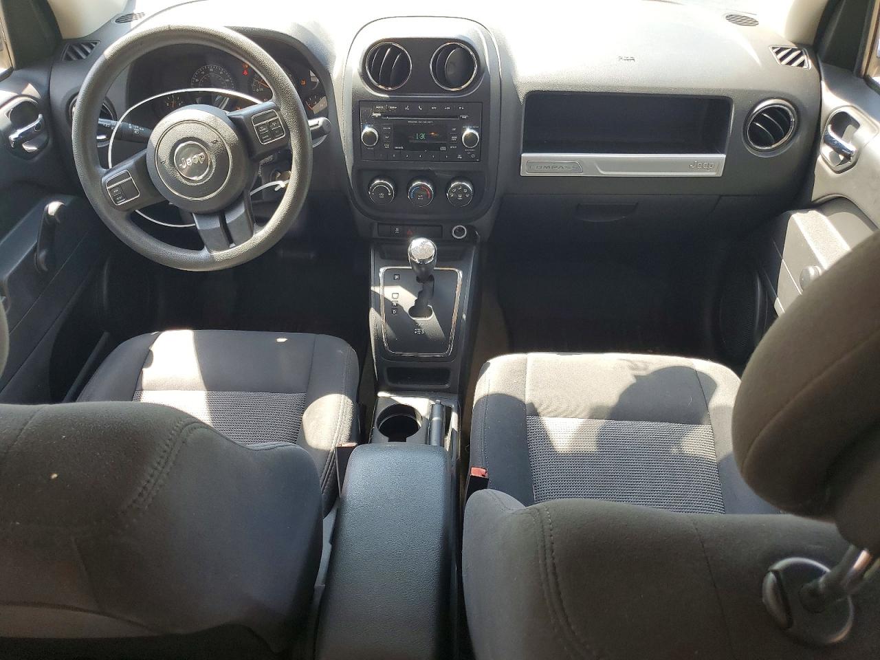 2016 Jeep Compass Sport White vin: 1C4NJDBBXGD729442