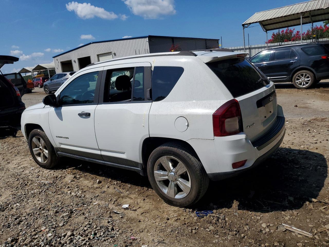 2016 Jeep Compass Sport White vin: 1C4NJDBBXGD729442