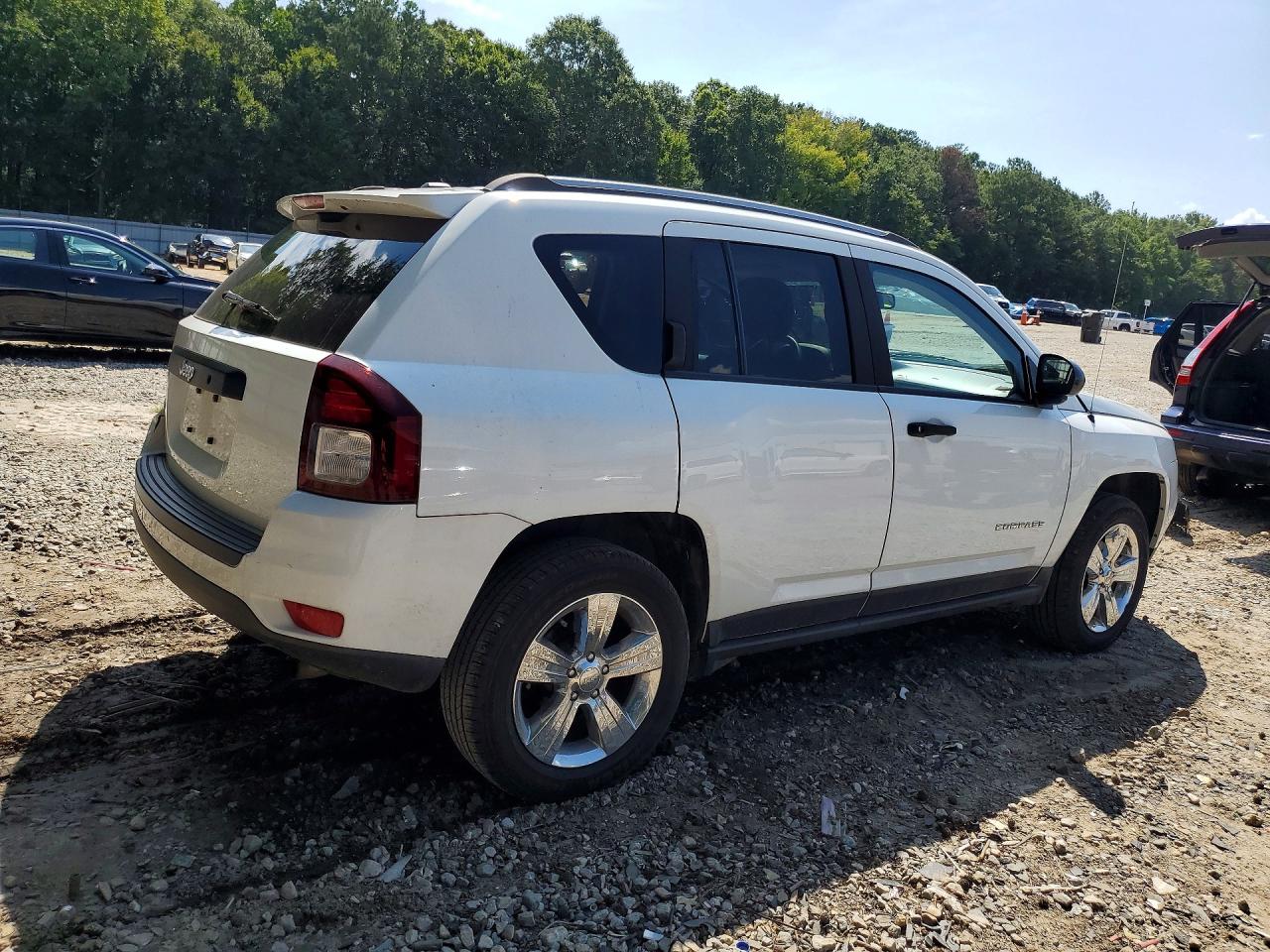 2016 Jeep Compass Sport White vin: 1C4NJDBBXGD729442