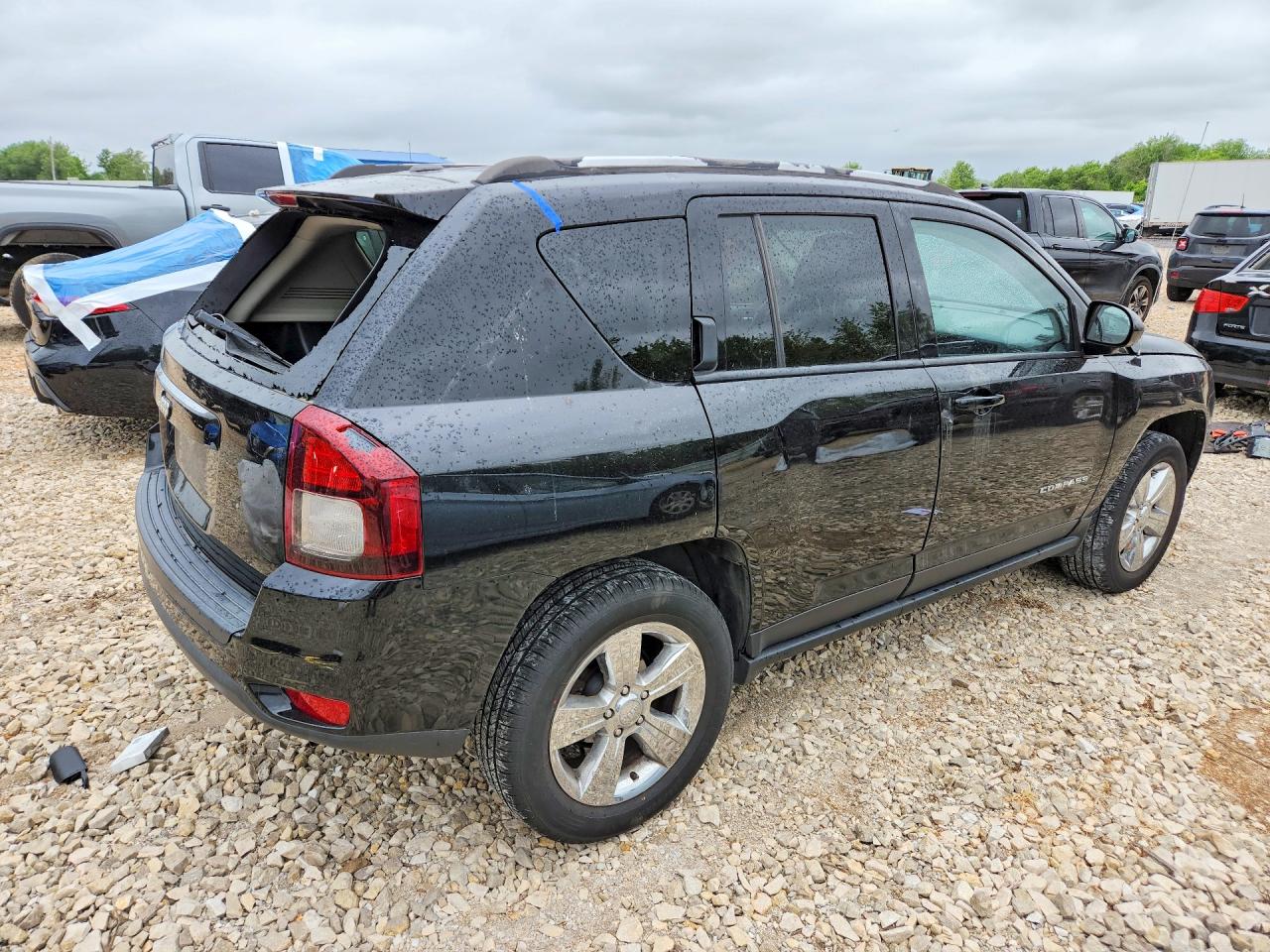 2017 Jeep Compass Sport Black vin: 1C4NJDBBXHD104203