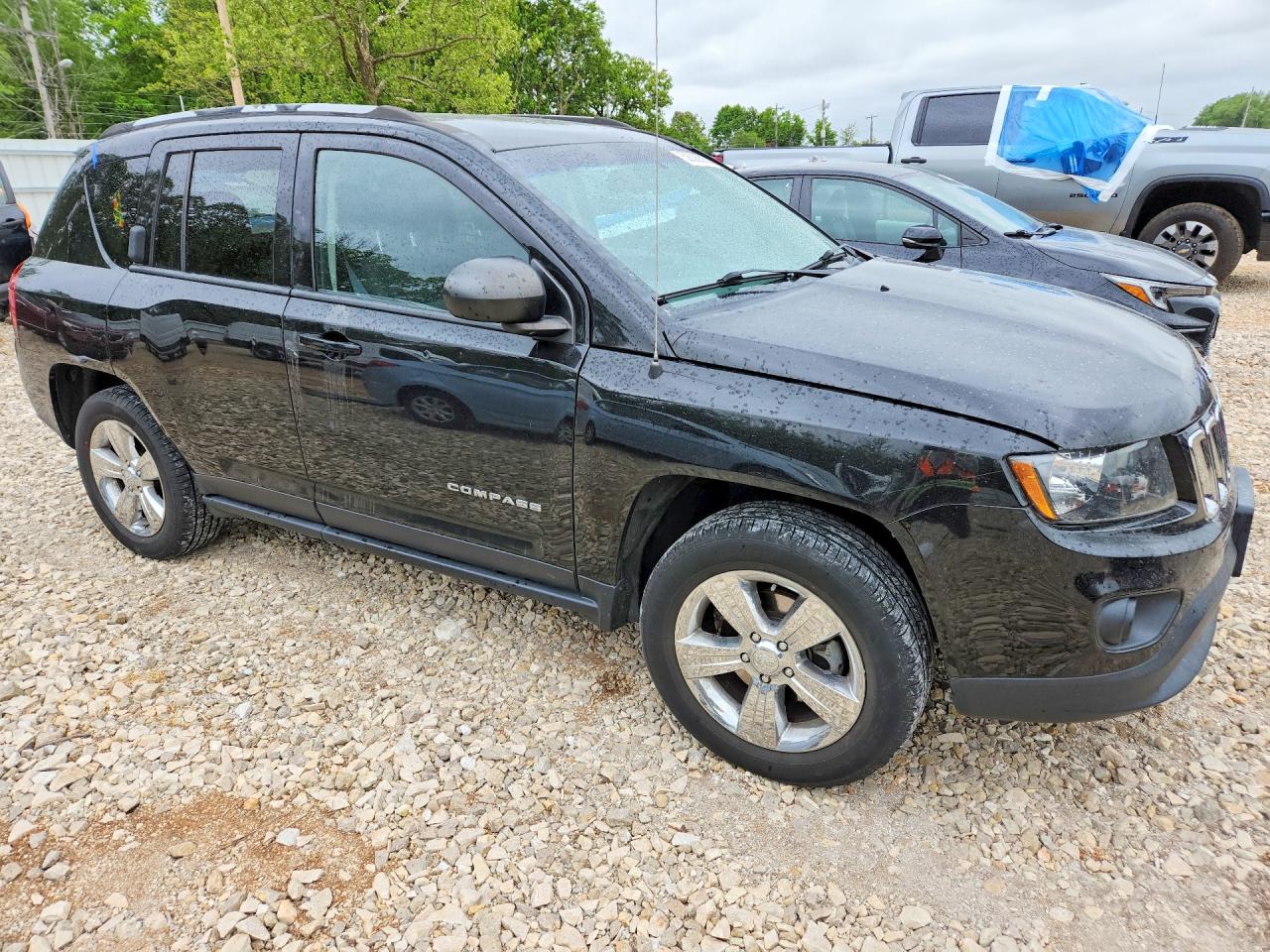 2017 Jeep Compass Sport Black vin: 1C4NJDBBXHD104203