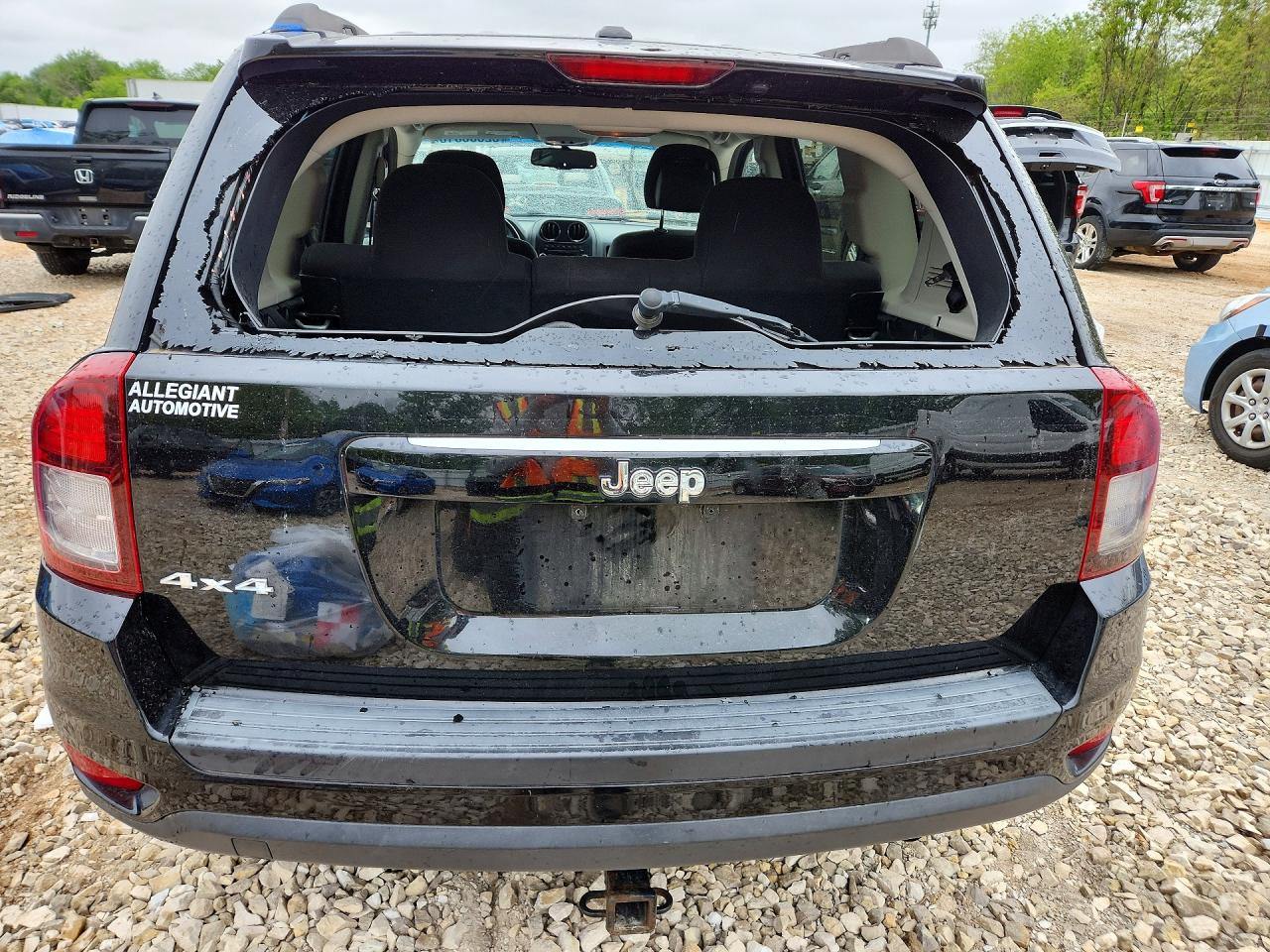 2017 Jeep Compass Sport Black vin: 1C4NJDBBXHD104203