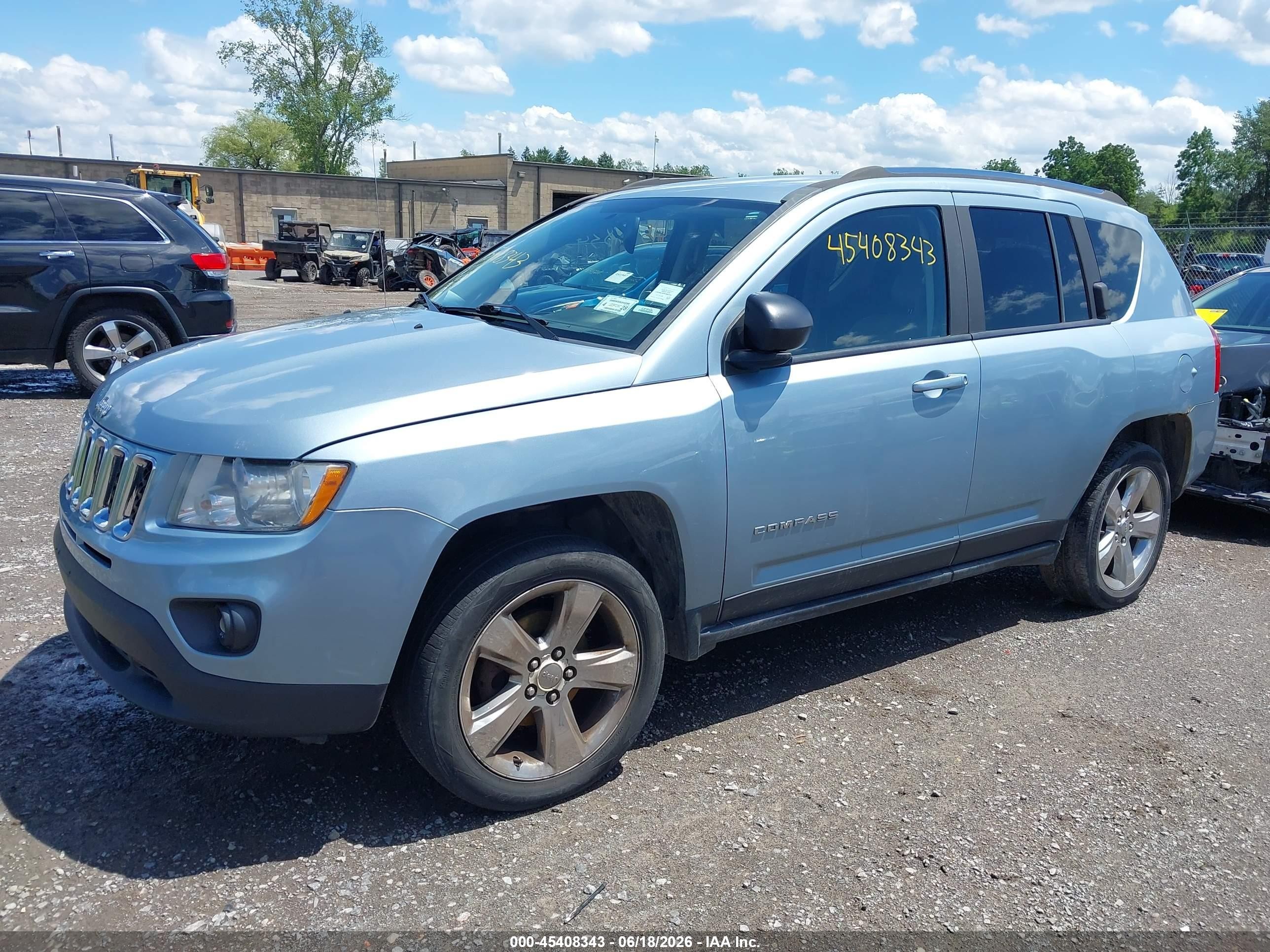 2013 Jeep Compass Limited Blue vin: 1C4NJDCB0DD253163