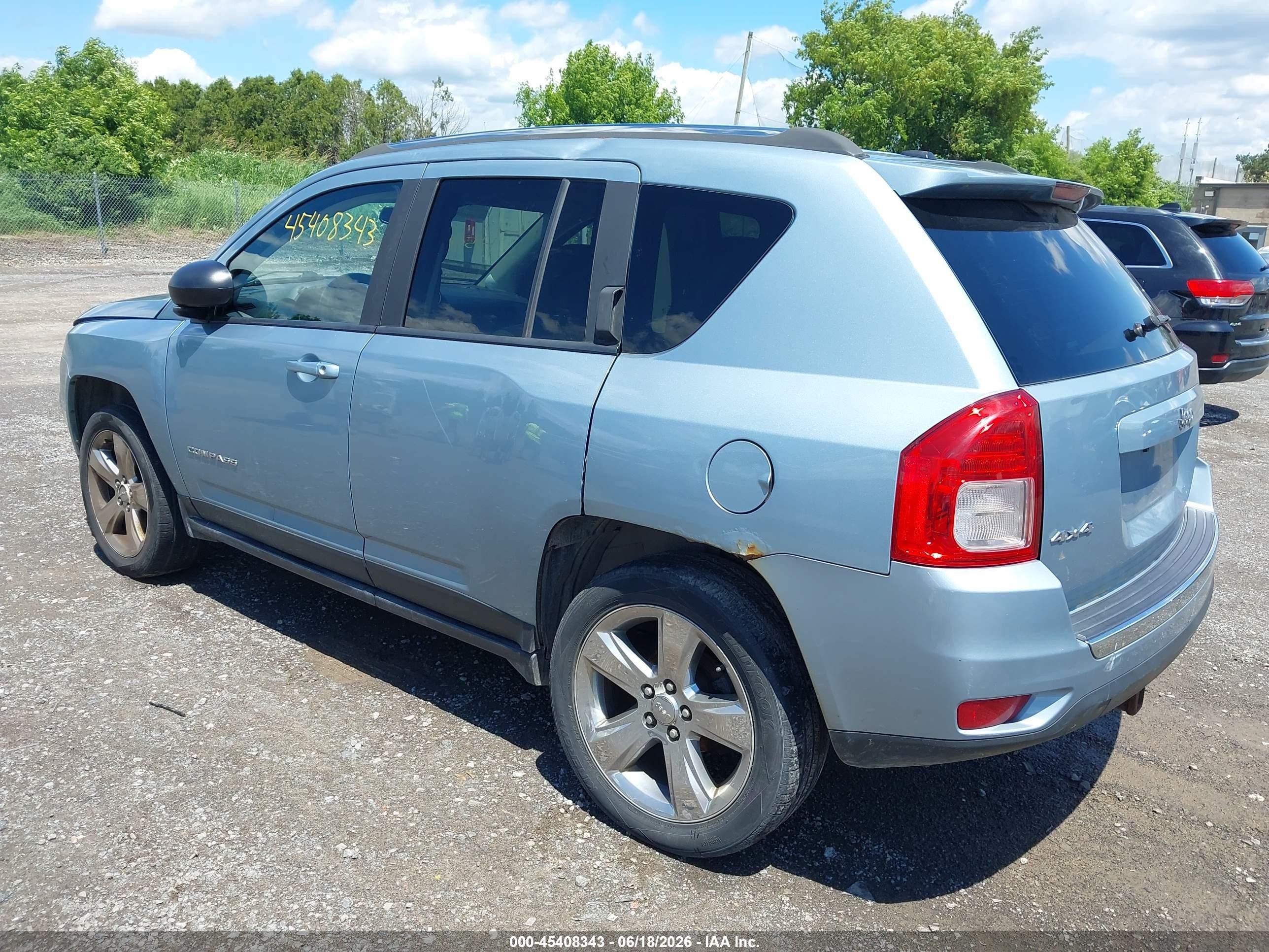 2013 Jeep Compass Limited Blue vin: 1C4NJDCB0DD253163