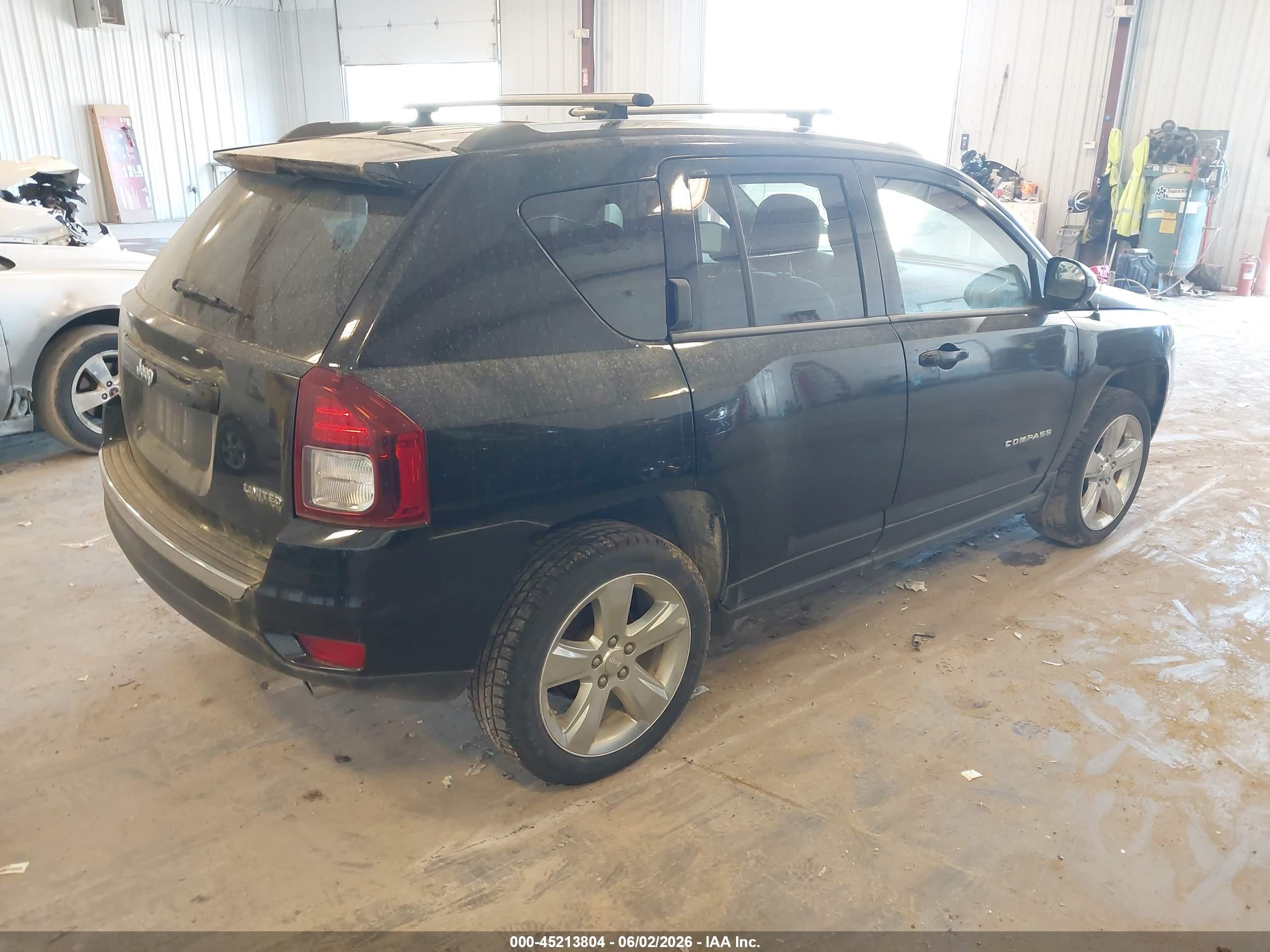 2014 Jeep Compass Limited Black vin: 1C4NJDCB0ED508895
