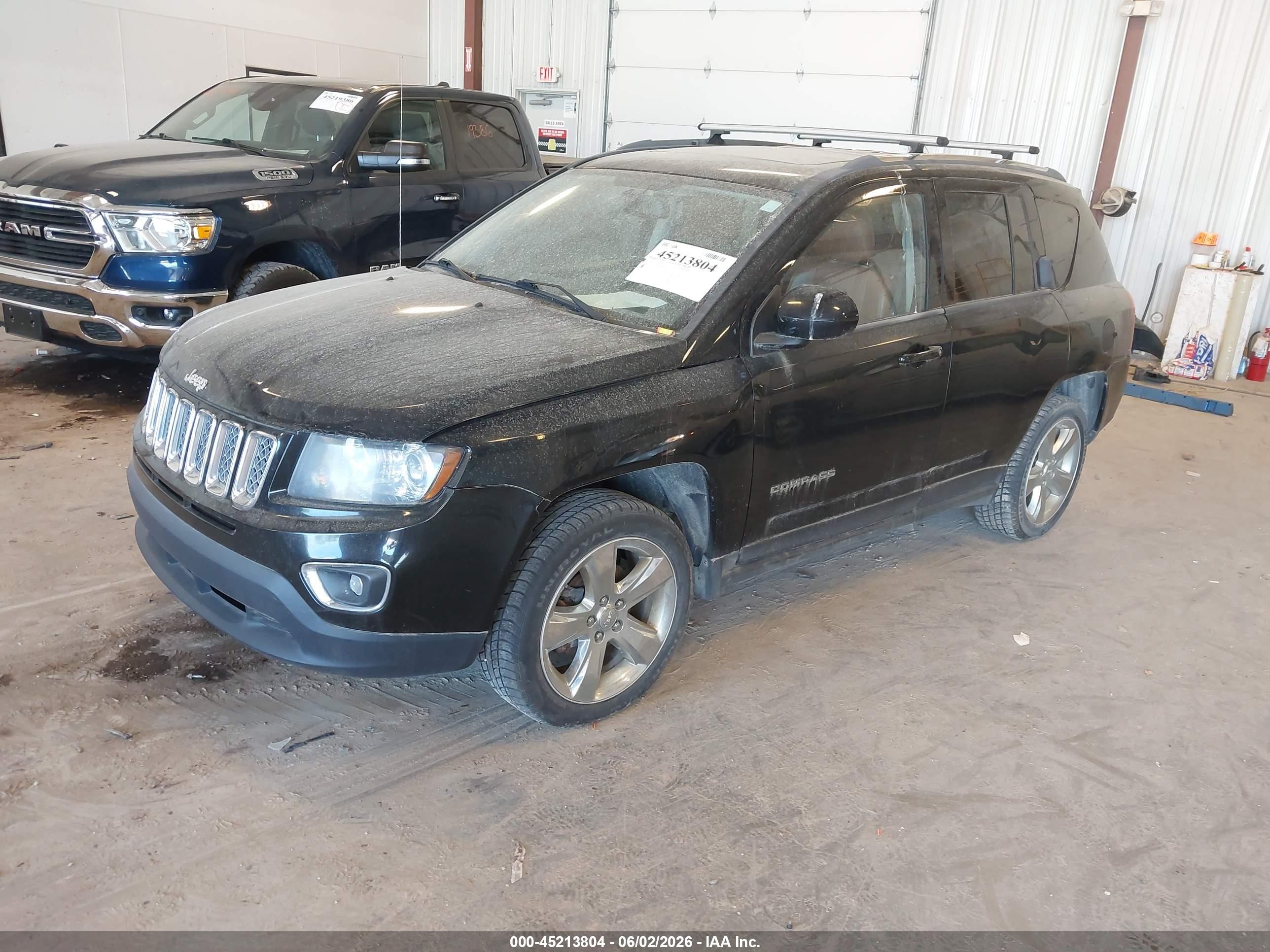 2014 Jeep Compass Limited Black vin: 1C4NJDCB0ED508895