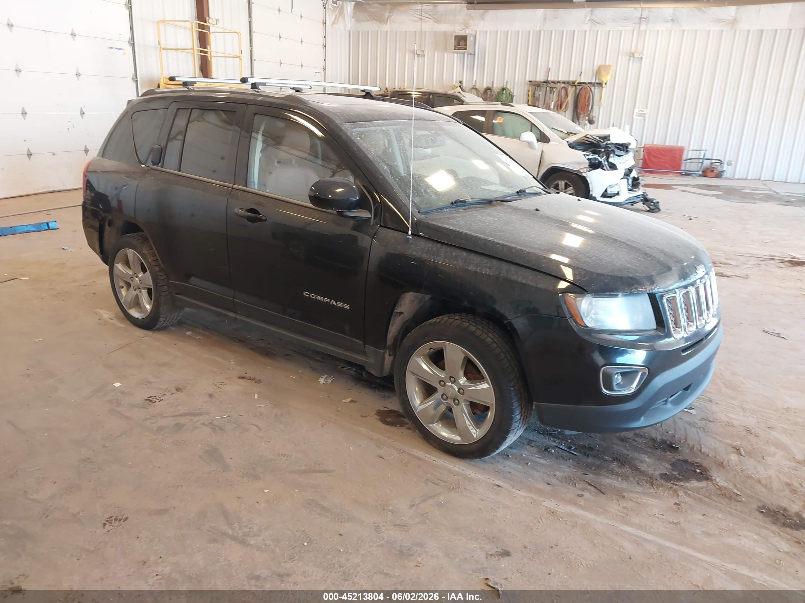 2014 Jeep Compass Limited Черный vin: 1C4NJDCB0ED508895