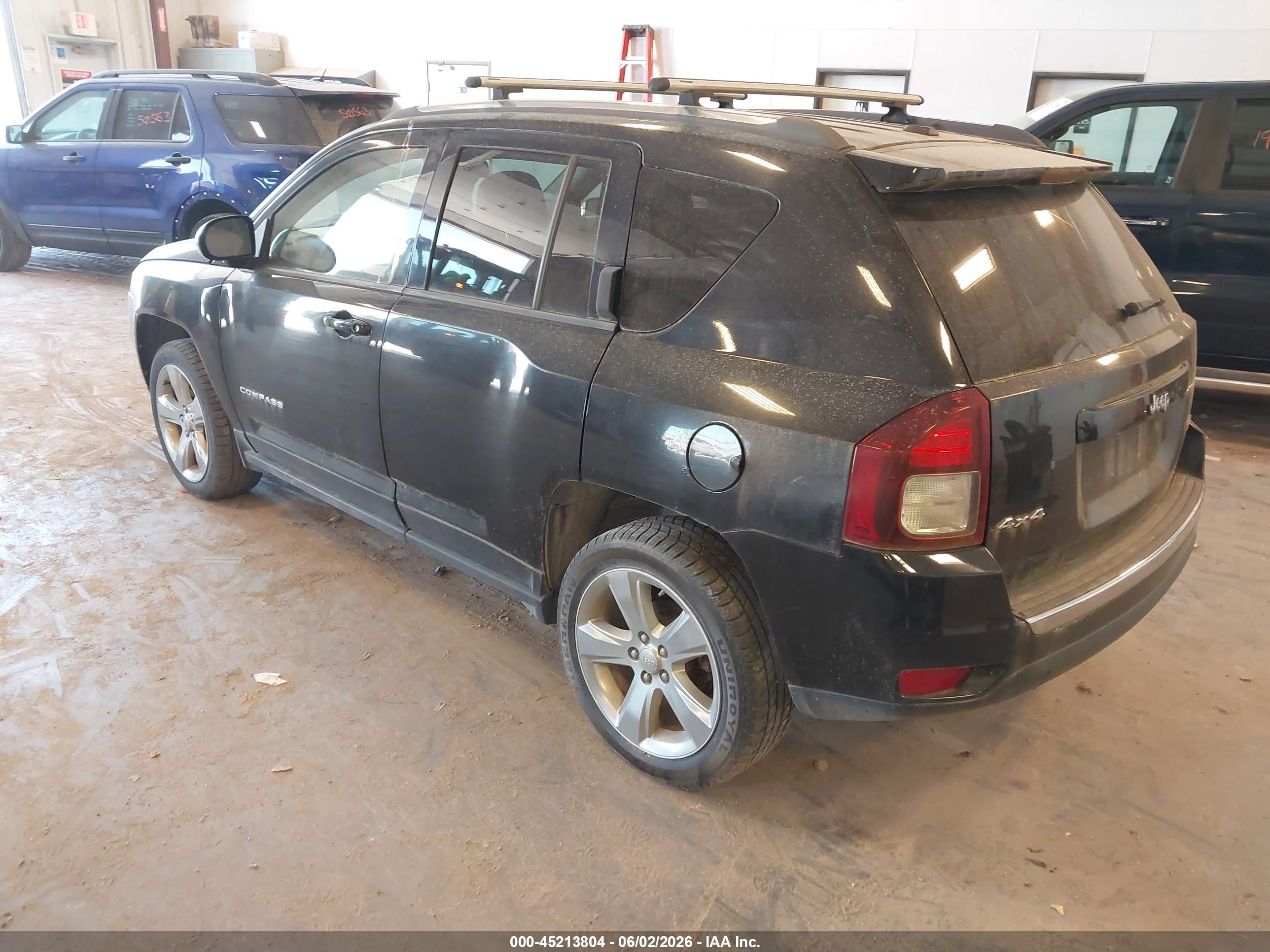 2014 Jeep Compass Limited Black vin: 1C4NJDCB0ED508895