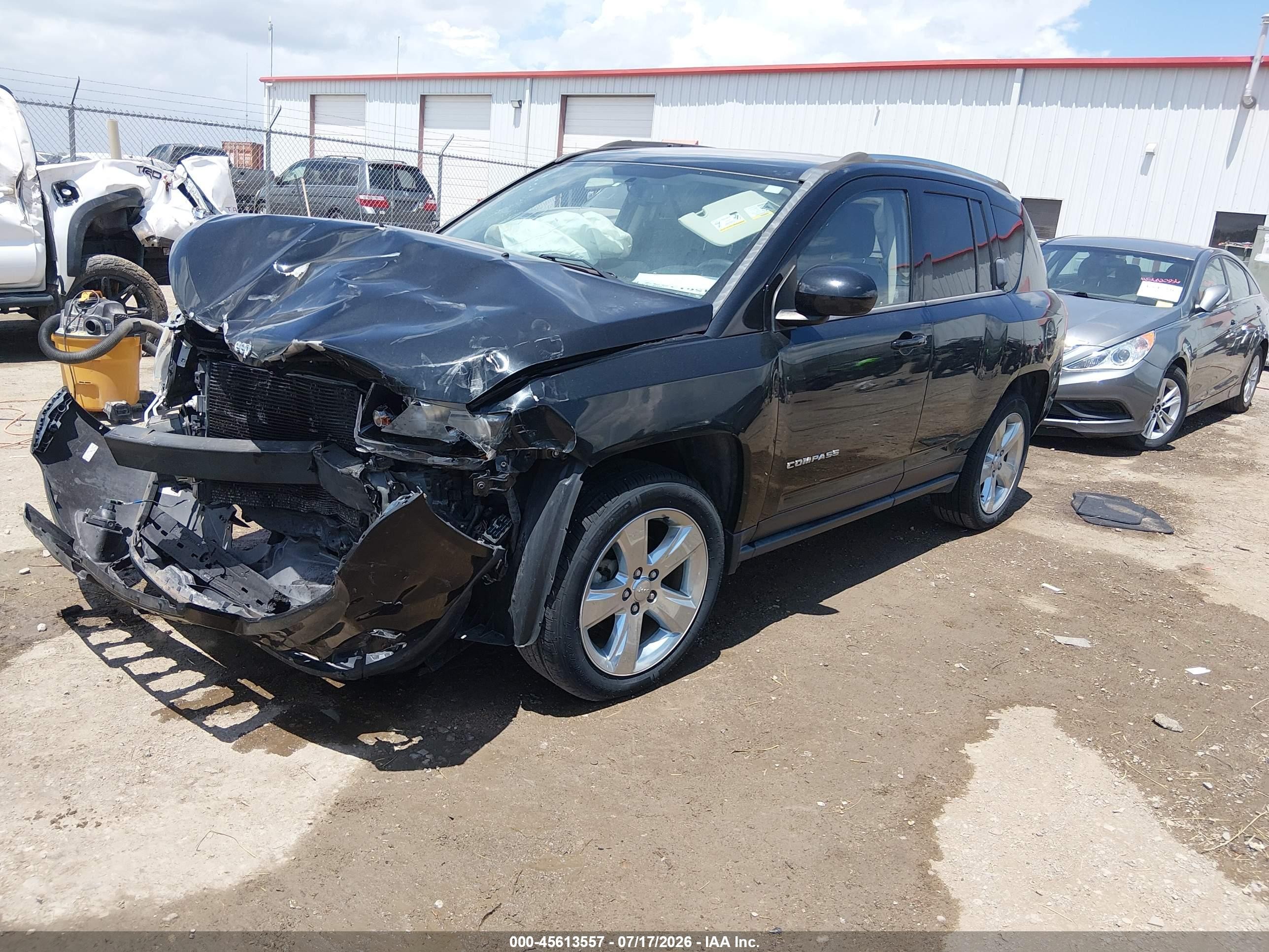 2014 Jeep Compass Limited Black vin: 1C4NJDCB0ED751977