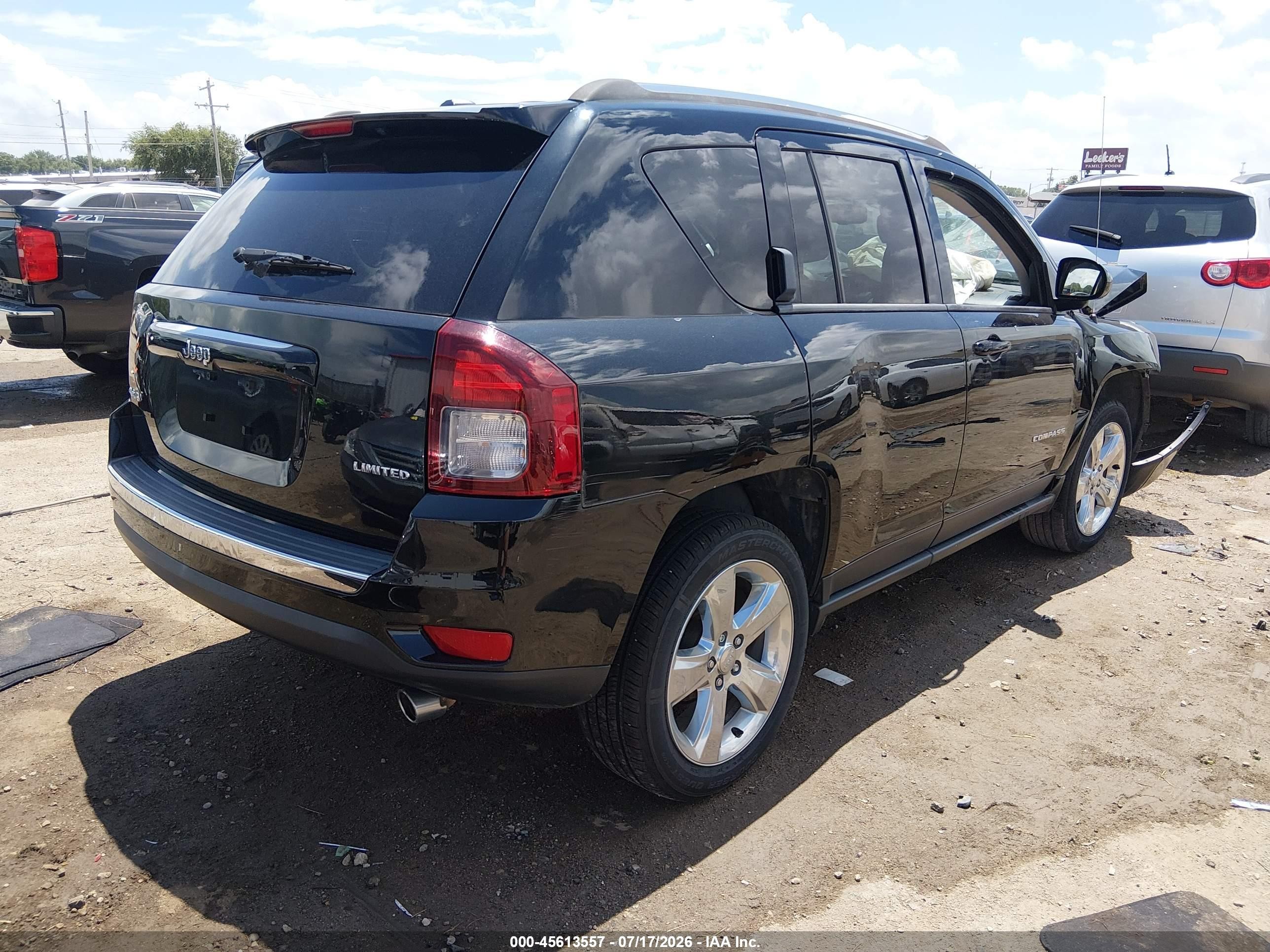2014 Jeep Compass Limited Black vin: 1C4NJDCB0ED751977