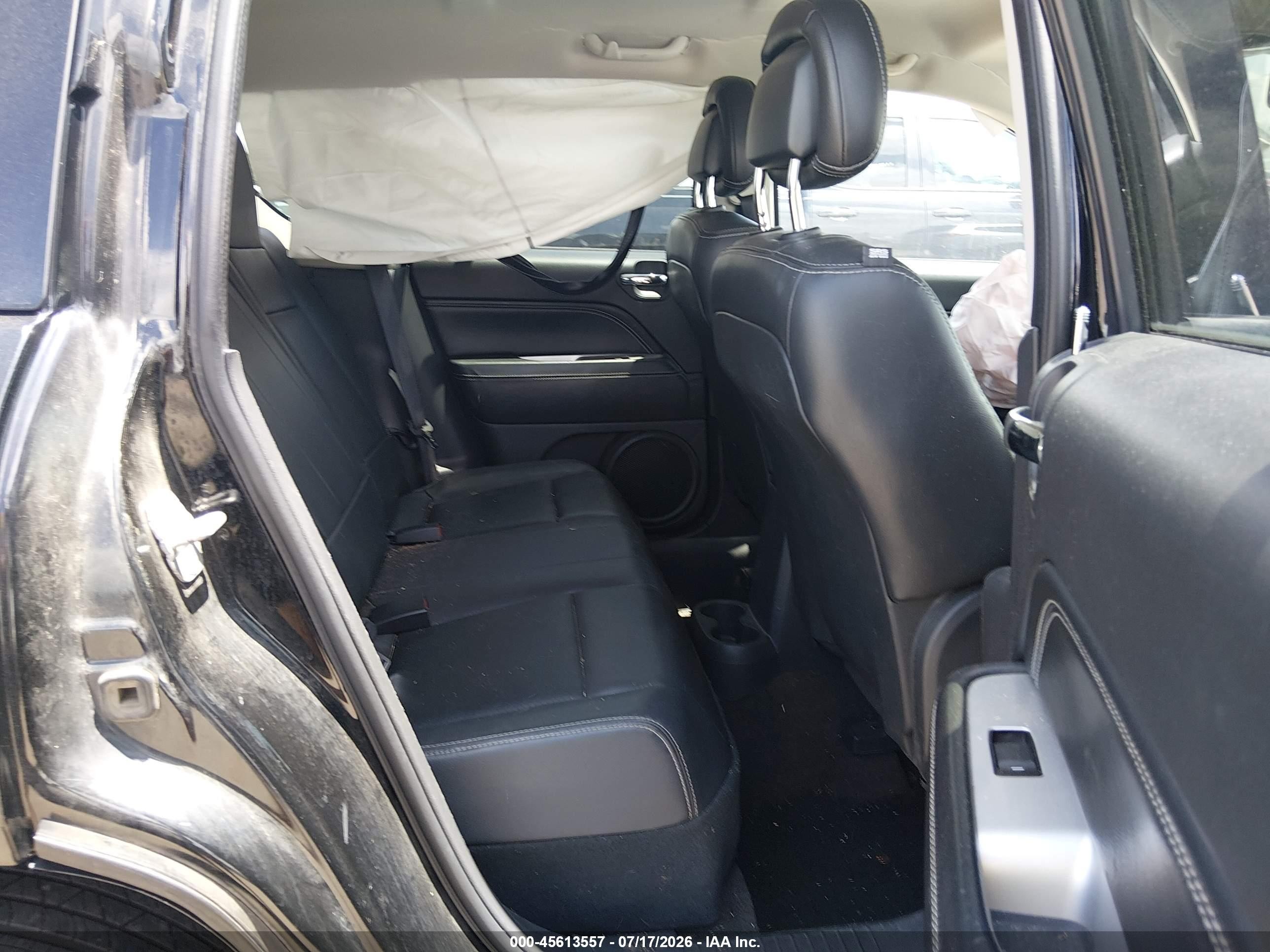 2014 Jeep Compass Limited Black vin: 1C4NJDCB0ED751977