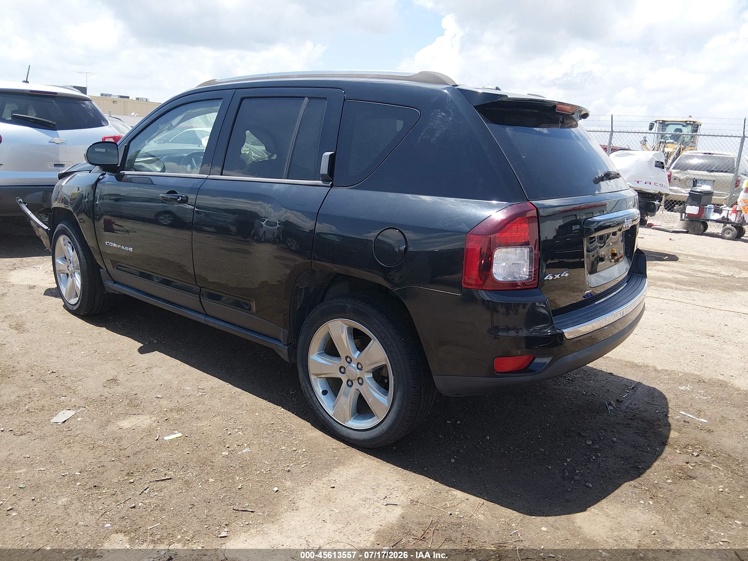 2014 Jeep Compass Limited Black vin: 1C4NJDCB0ED751977