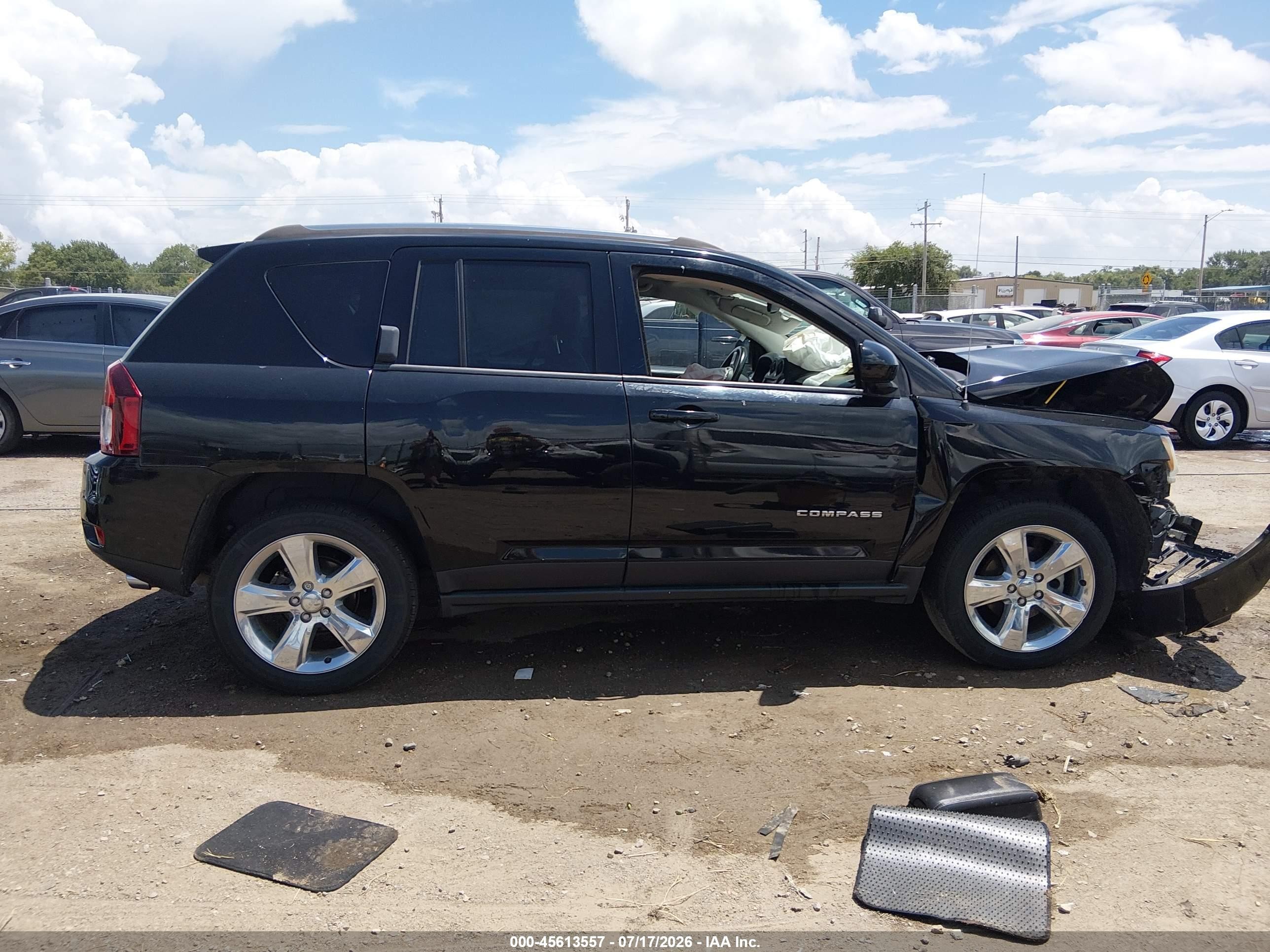 2014 Jeep Compass Limited Black vin: 1C4NJDCB0ED751977
