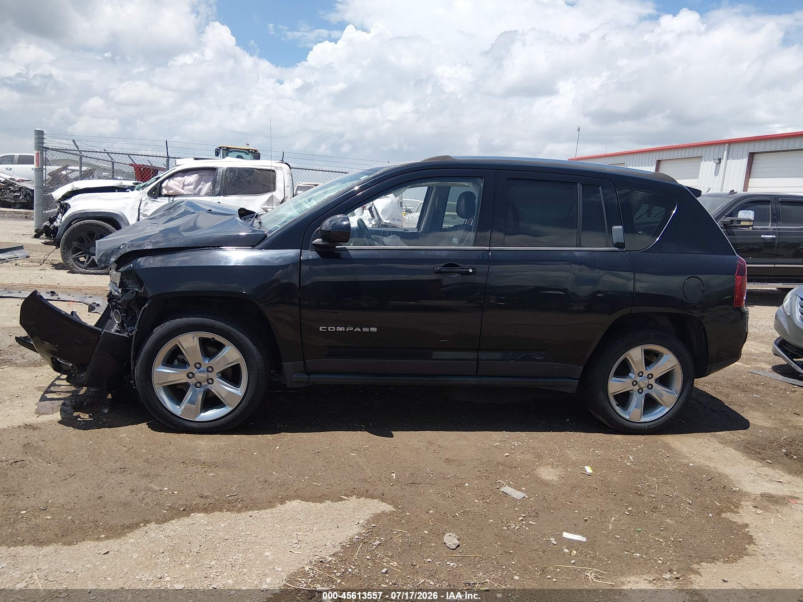 2014 Jeep Compass Limited Black vin: 1C4NJDCB0ED751977