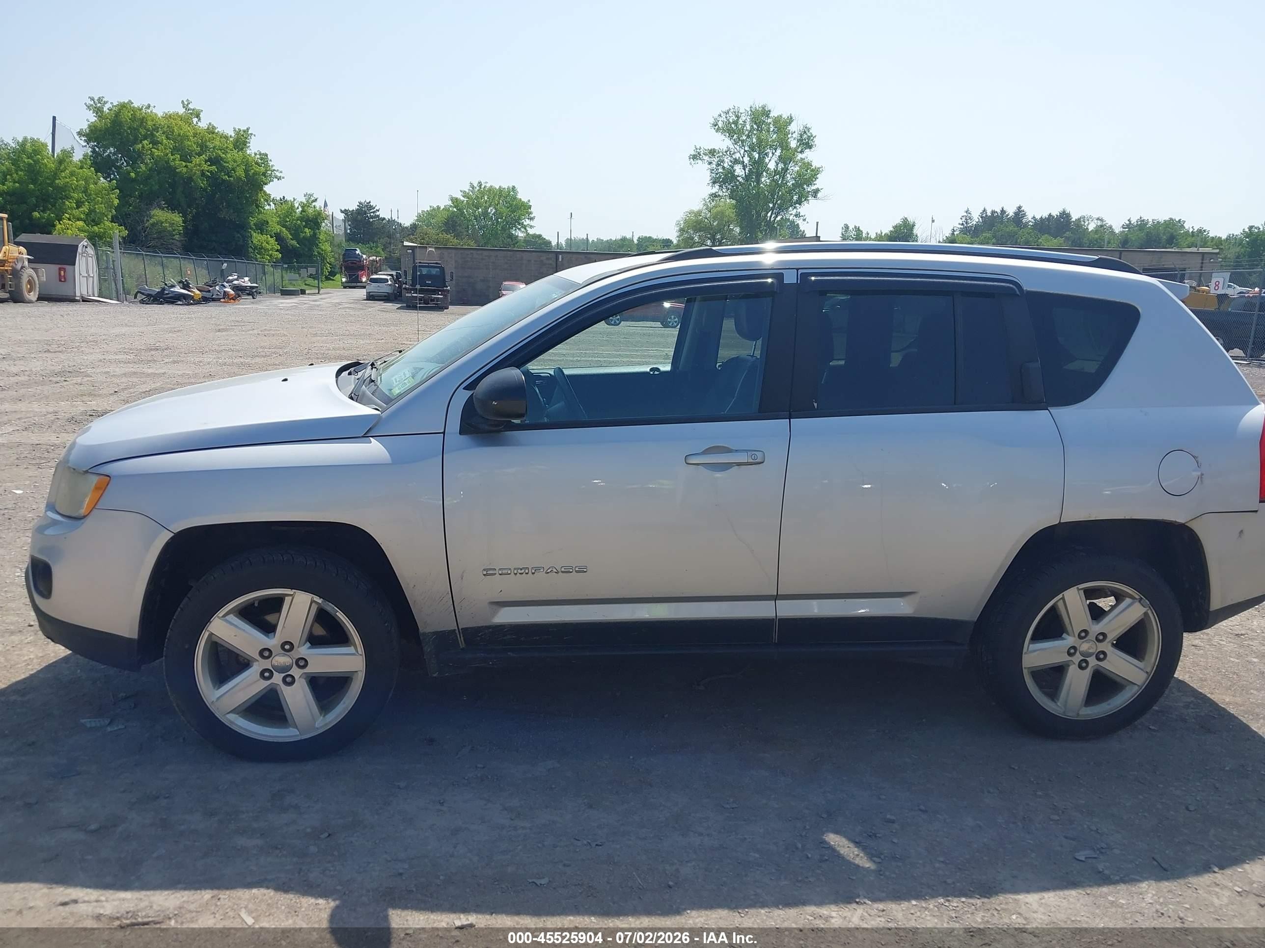 2012 Jeep Compass Limited Silver vin: 1C4NJDCB2CD571736