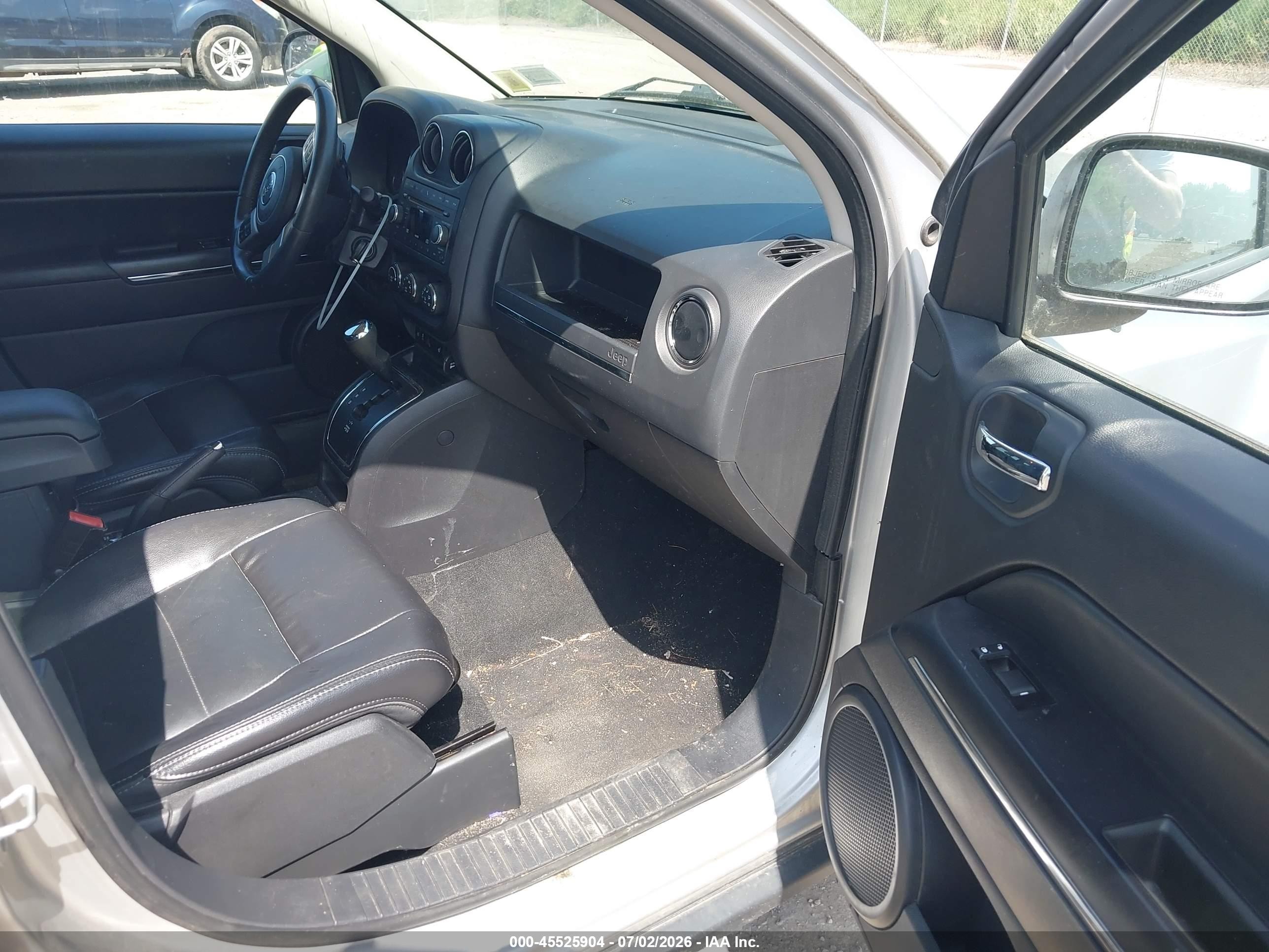 2012 Jeep Compass Limited Silver vin: 1C4NJDCB2CD571736