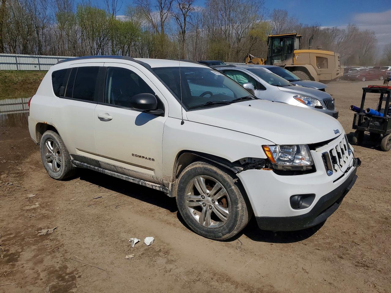2013 Jeep Compass Limited Белый vin: 1C4NJDCB2DD245615