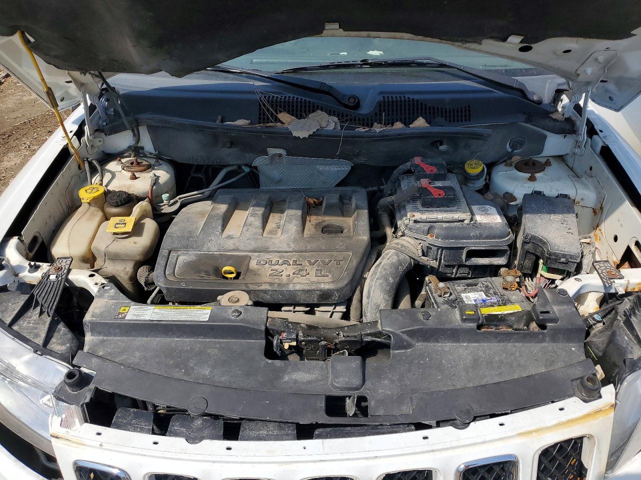 2013 Jeep Compass Limited Белый vin: 1C4NJDCB2DD245615
