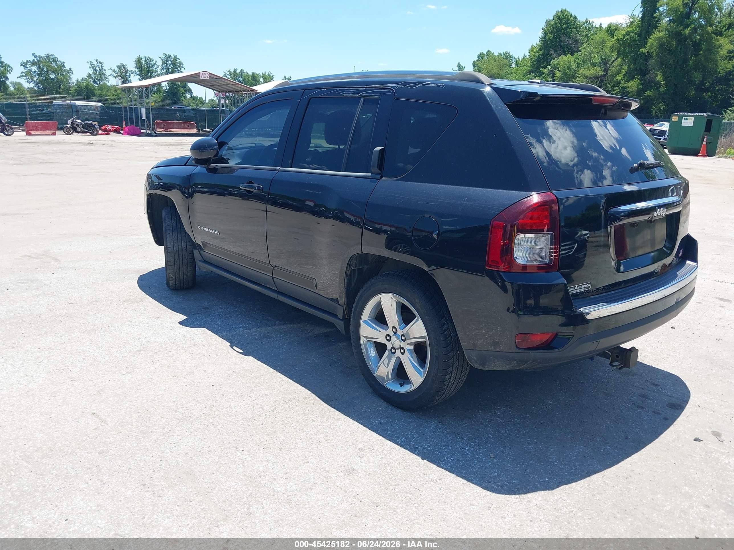 2014 Jeep Compass Limited Black vin: 1C4NJDCB2ED616080