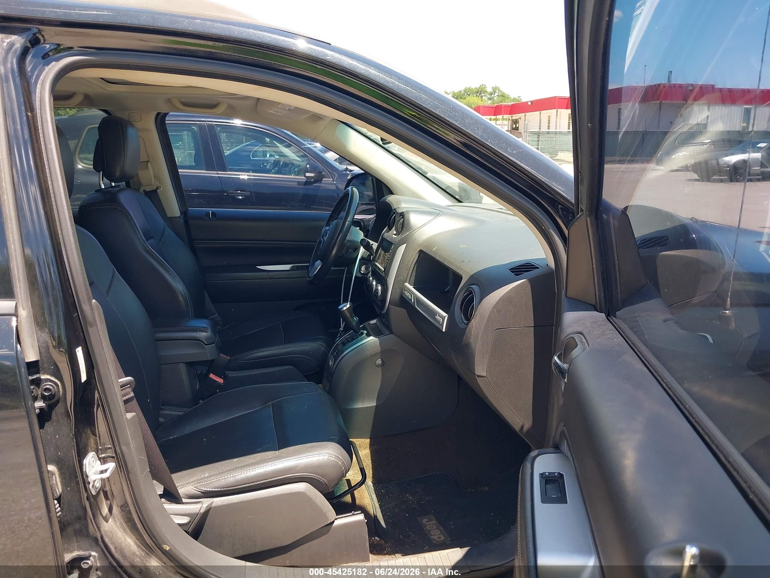2014 Jeep Compass Limited Black vin: 1C4NJDCB2ED616080