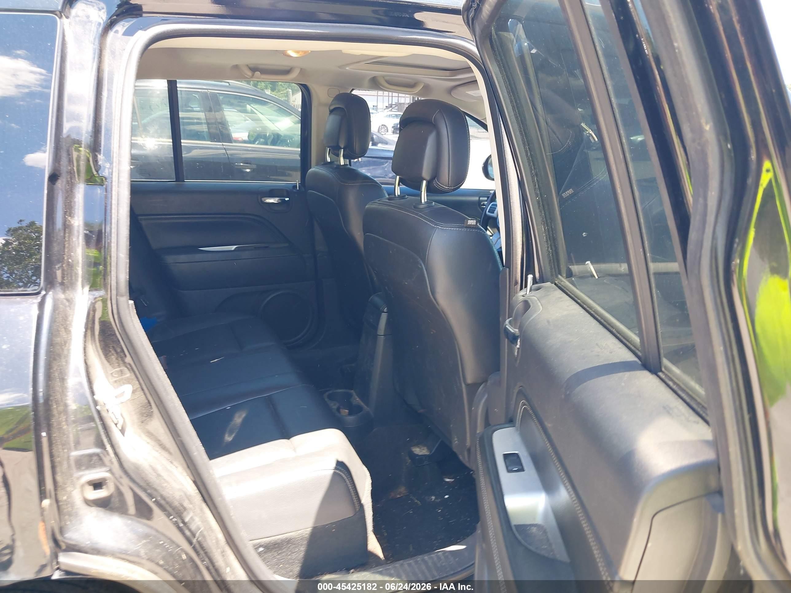 2014 Jeep Compass Limited Black vin: 1C4NJDCB2ED616080