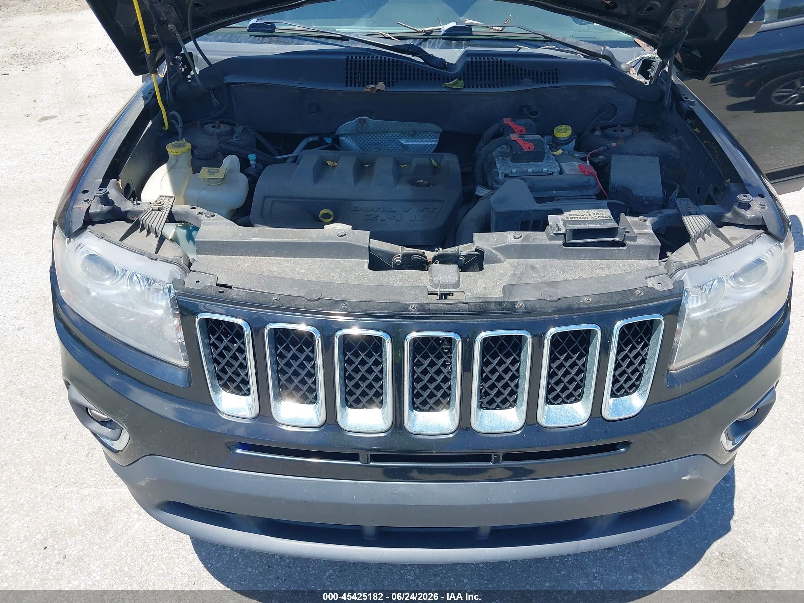 2014 Jeep Compass Limited Black vin: 1C4NJDCB2ED616080