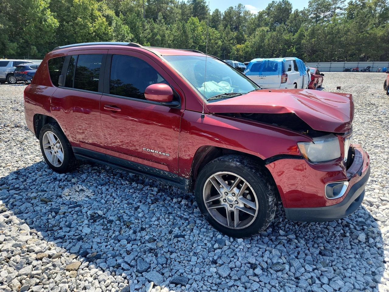 2015 Jeep Compass Limited Maroon vin: 1C4NJDCB2FD202265