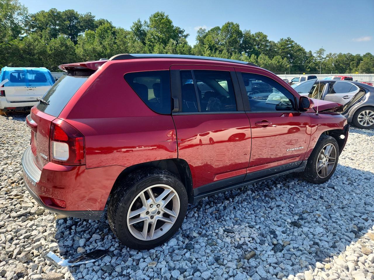 2015 Jeep Compass Limited Maroon vin: 1C4NJDCB2FD202265