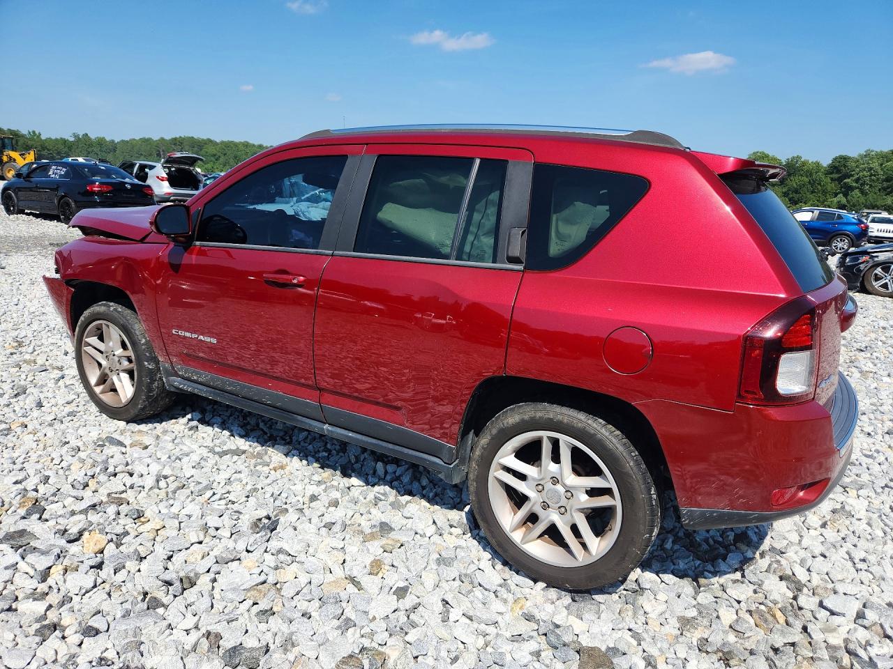 2015 Jeep Compass Limited Maroon vin: 1C4NJDCB2FD202265