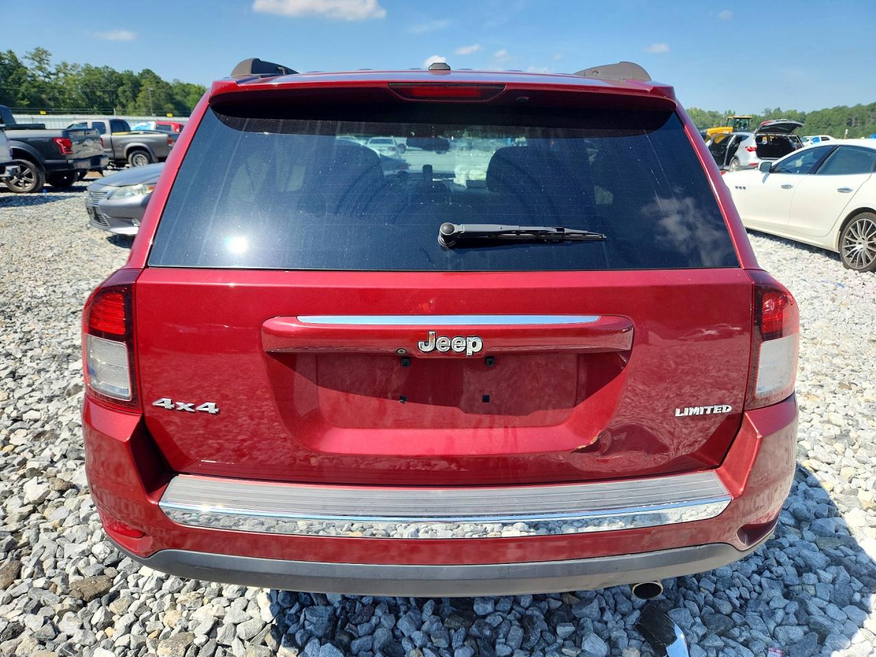 2015 Jeep Compass Limited Maroon vin: 1C4NJDCB2FD202265