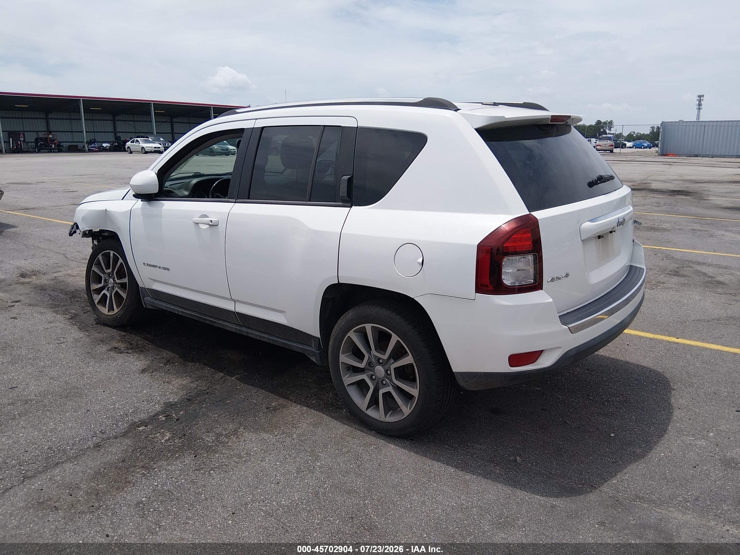 2014 Jeep Compass Limited Белый vin: 1C4NJDCB3ED684128