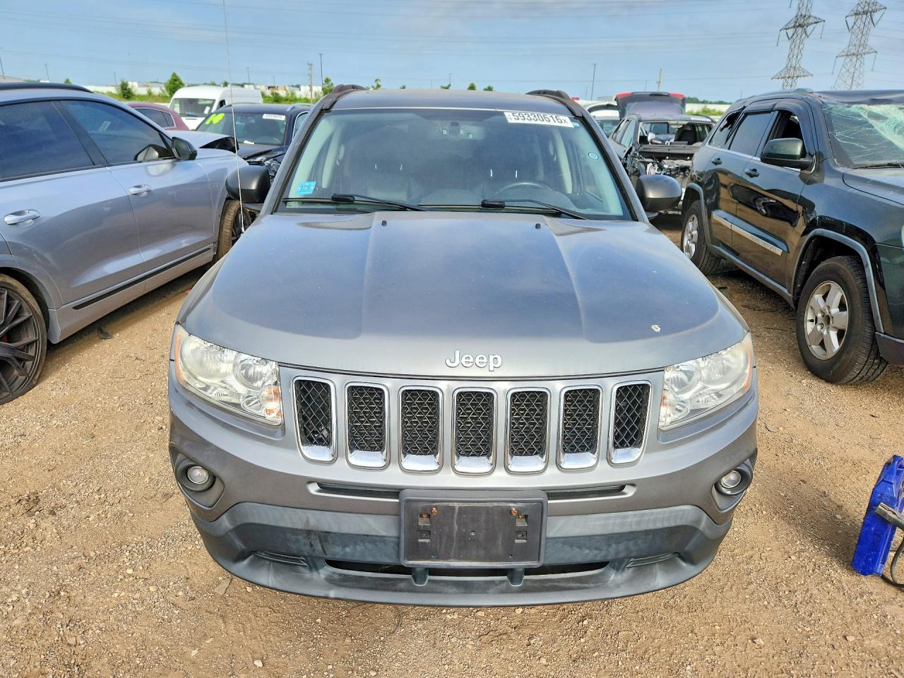 2013 Jeep Compass Limited Gray vin: 1C4NJDCB4DD271889