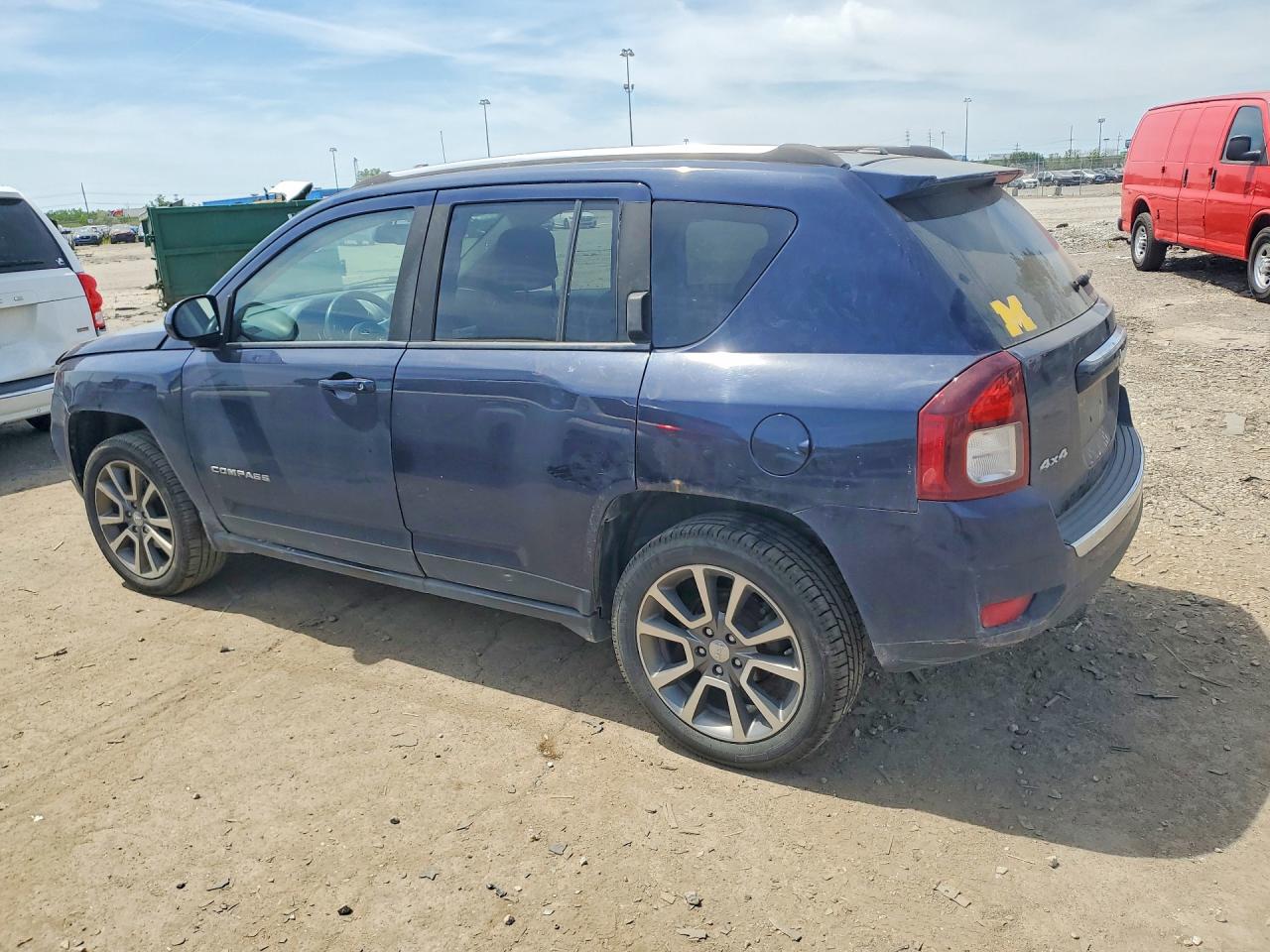 2014 Jeep Compass Limited Blue vin: 1C4NJDCB5ED797658
