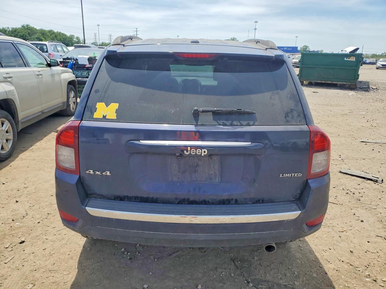 2014 Jeep Compass Limited Blue vin: 1C4NJDCB5ED797658