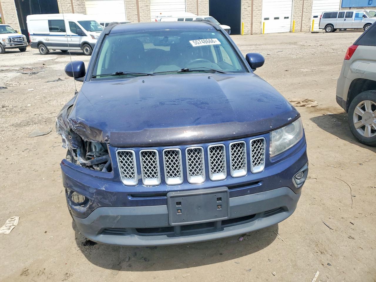 2014 Jeep Compass Limited Blue vin: 1C4NJDCB5ED797658